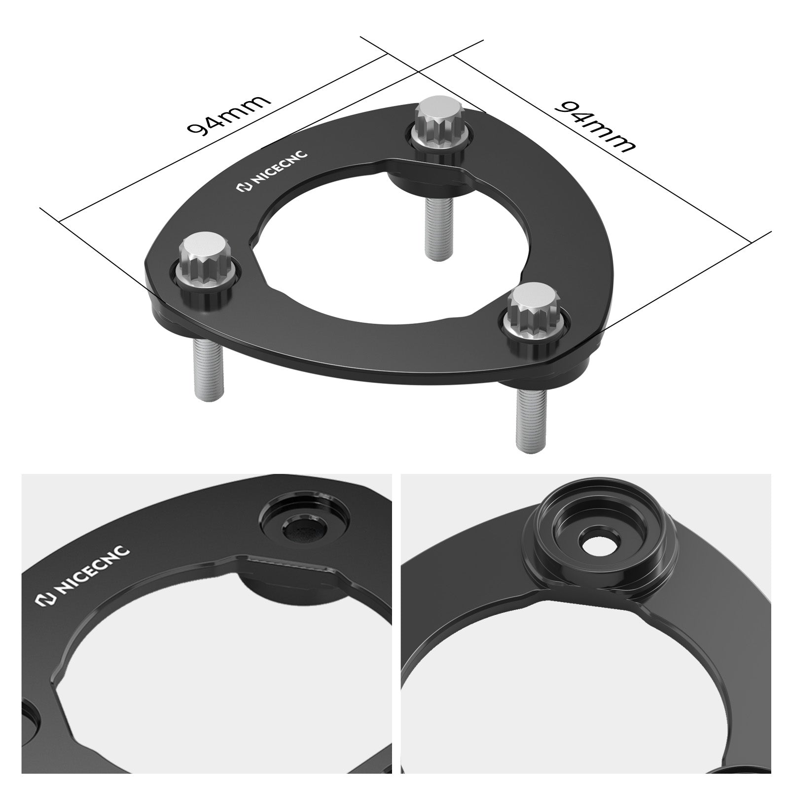 M8 Motordeckel + Kupplungsdruckplatten-Kit für Harley Road King Electra Street Glide