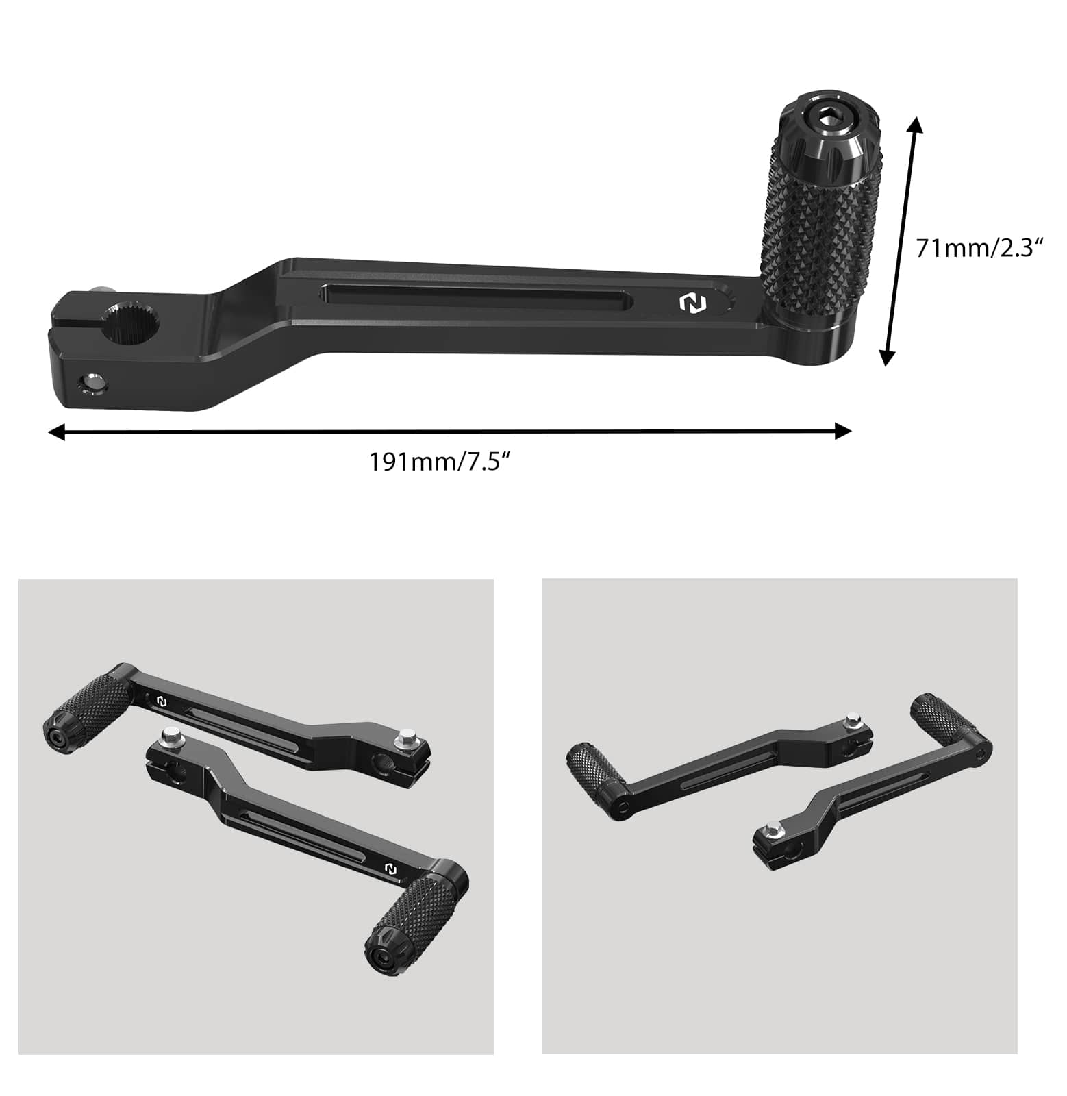 Paar Ferse Kappe Schalthebel Shifter Pegs Für Harley Street Glide FLHX Road King FLHR