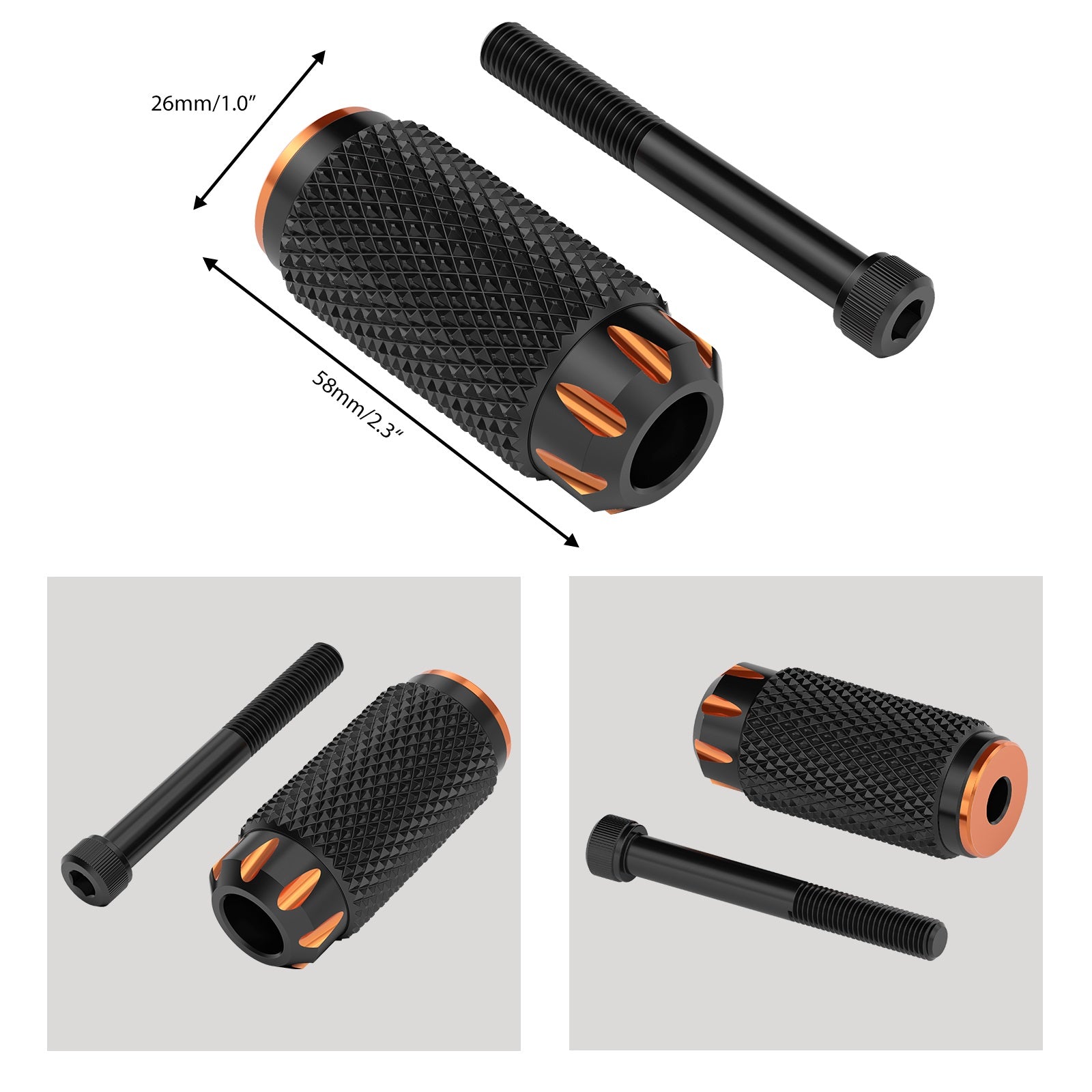 Schaltpedalauflage Shift Tip Peg Für Harley Road King Street Glide Sportster 1200 883