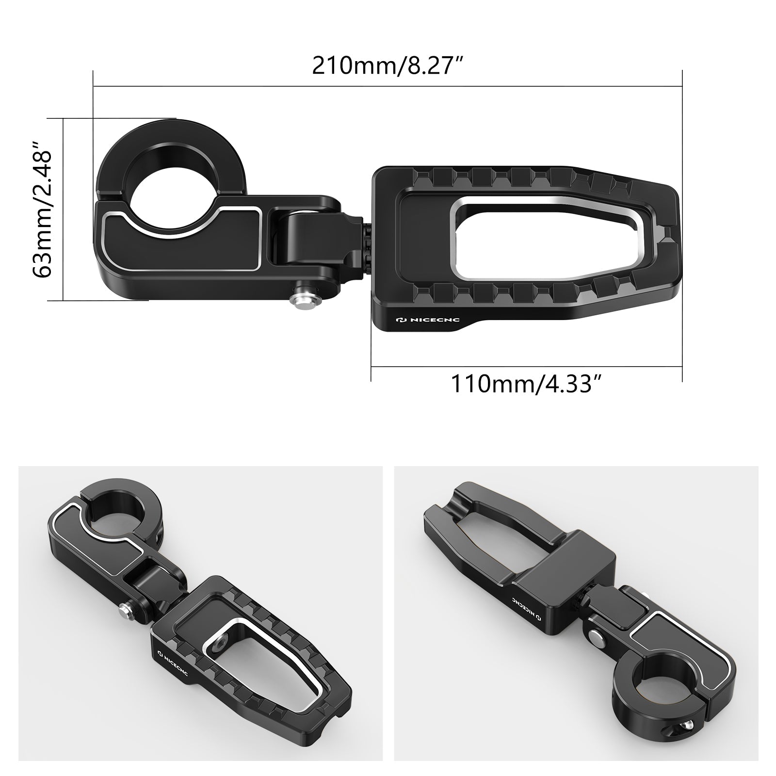 Faltbare Einstellbare Motor Schutz Stoßstange Fuß Peg Kit Für Harley Street Glide Road King