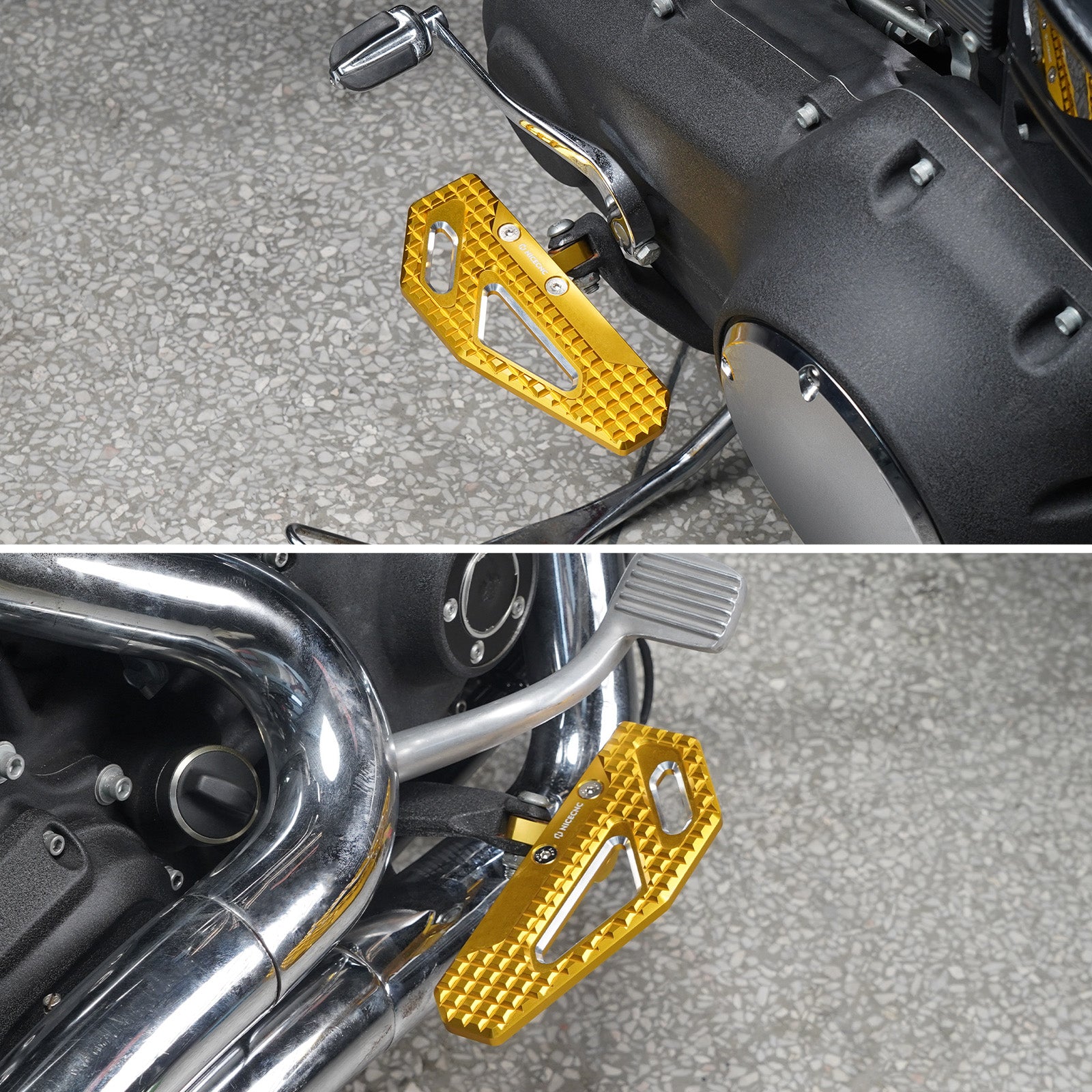 Fahrer Fußrasten Für Harley Dyna Low Rider Street Bob Super Glide Große V-twin Modelle