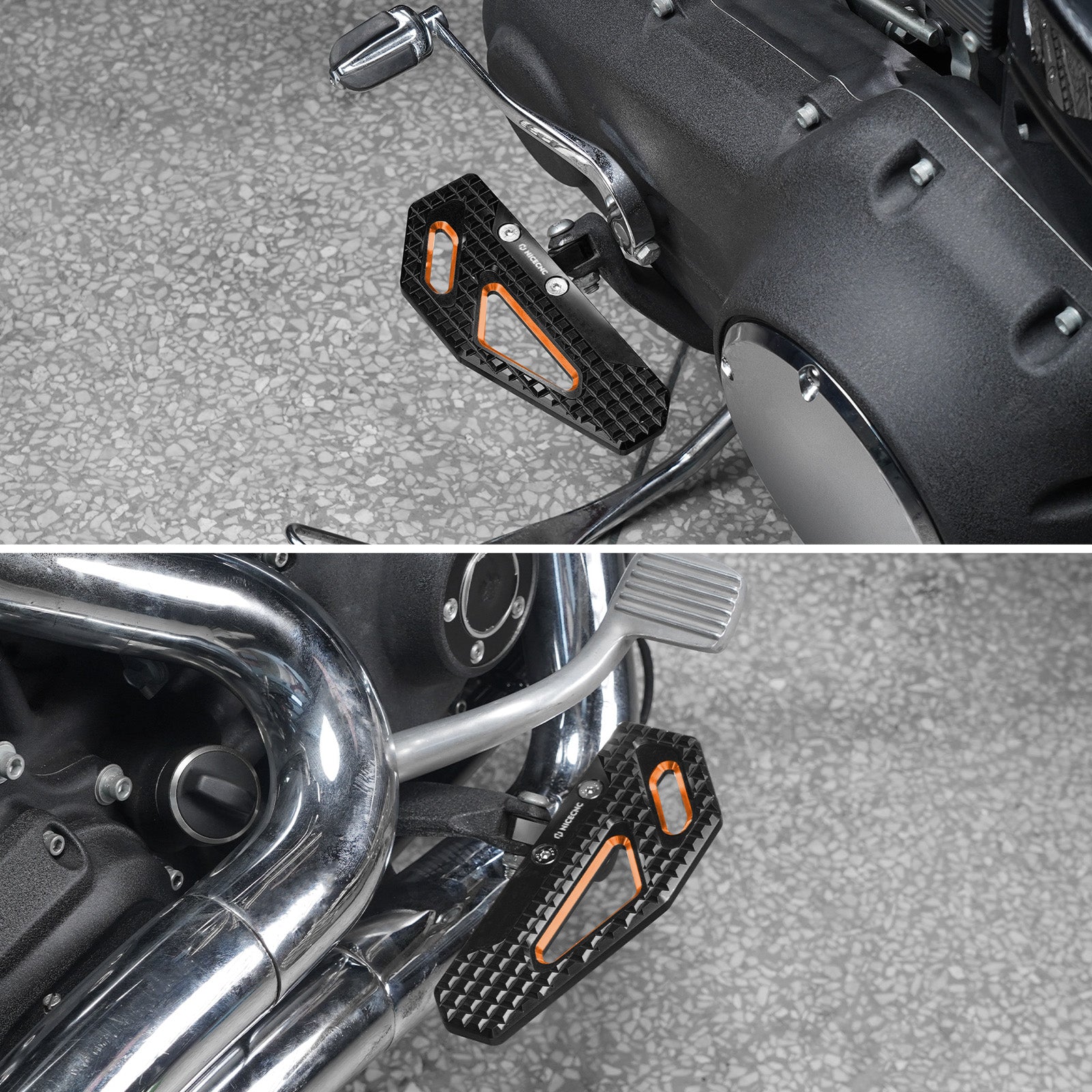 Fahrer Fußrasten Für Harley Dyna Low Rider Street Bob Super Glide Große V-twin Modelle