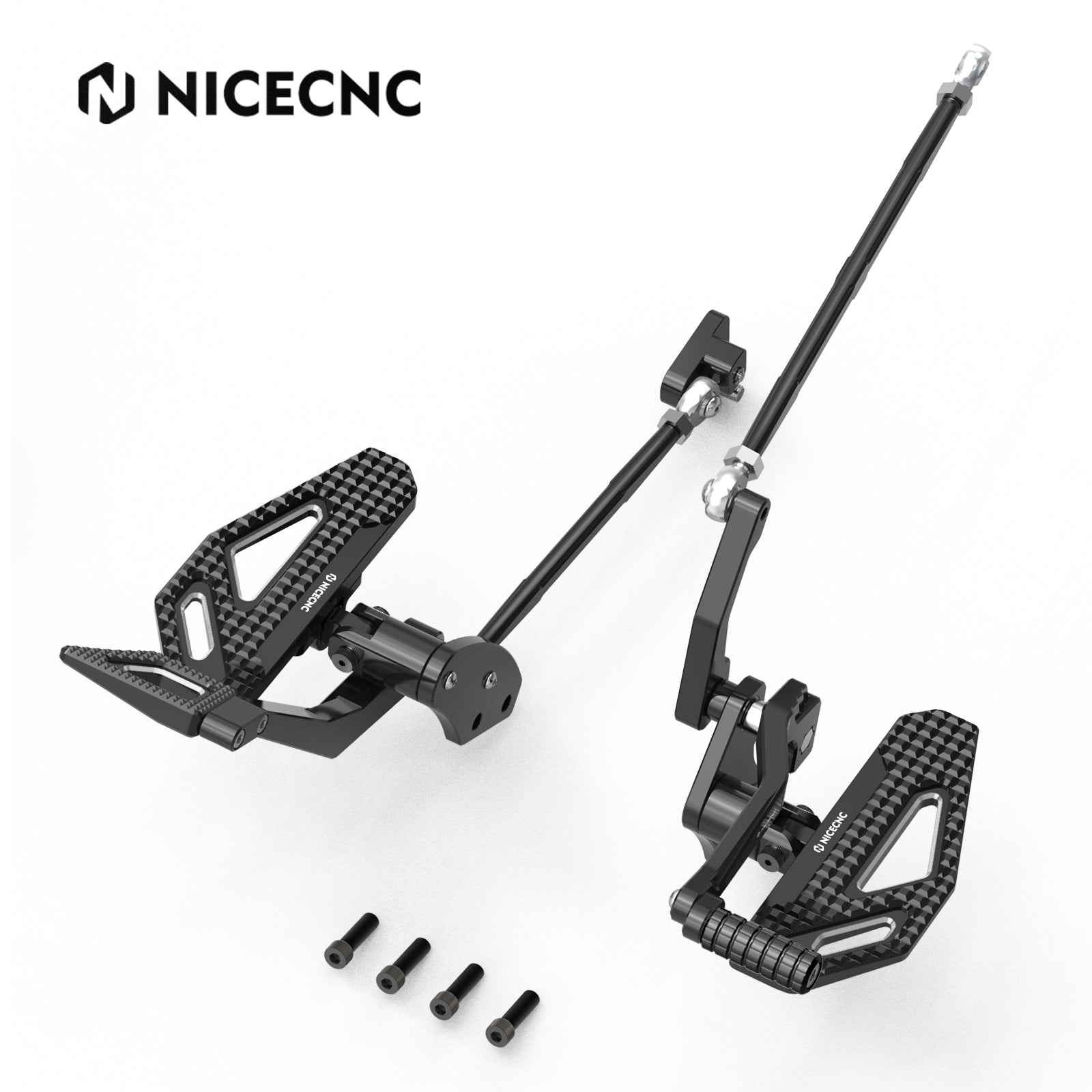 Vorverlegte Fußrastenanlage für Harley Dyna Low Rider Street Bob Fat Bob