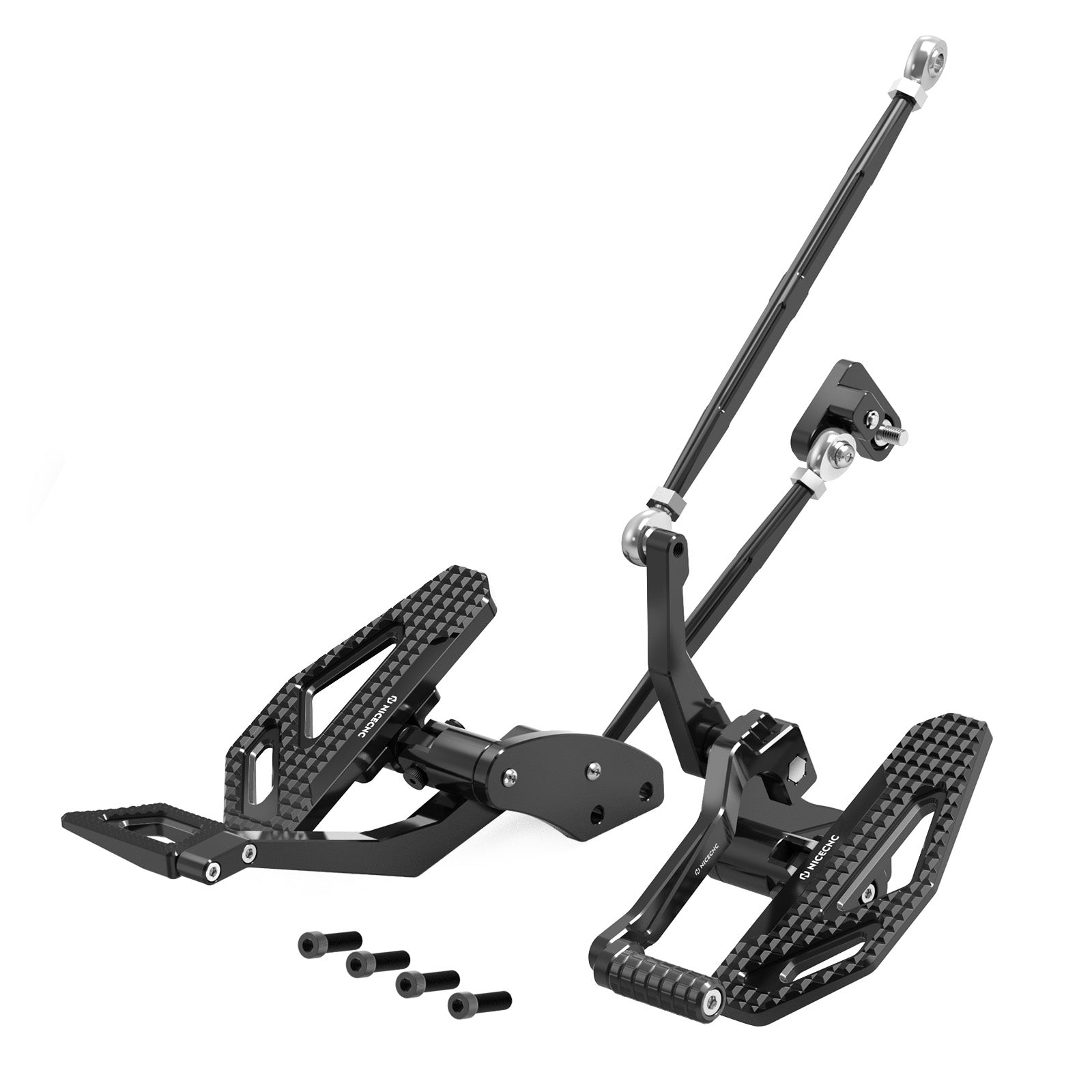 Vorverlegte Fußrastenanlage für Harley Dyna Low Rider Street Bob Fat Bob