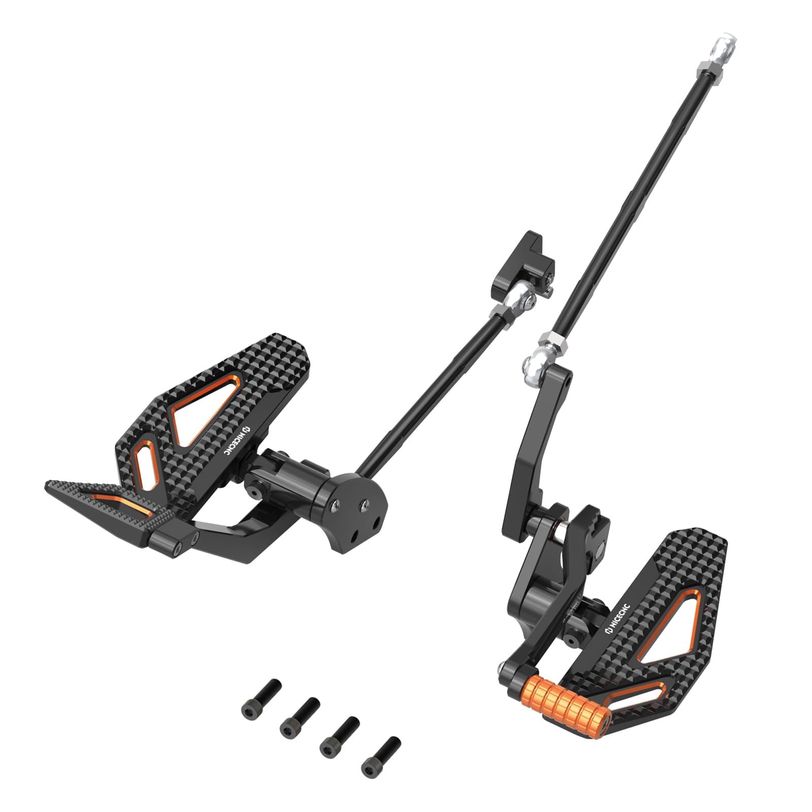 Vorverlegte Fußrastenanlage für Harley Dyna Low Rider Street Bob Fat Bob