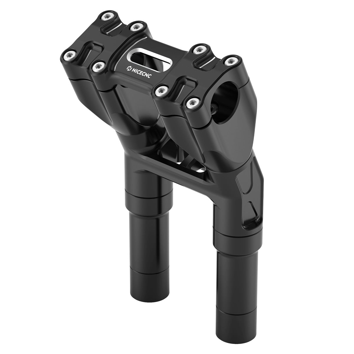 Modulare Kickback-Lenkererhöhungen nach hinten für Harley 1-1/8" Fat Bar