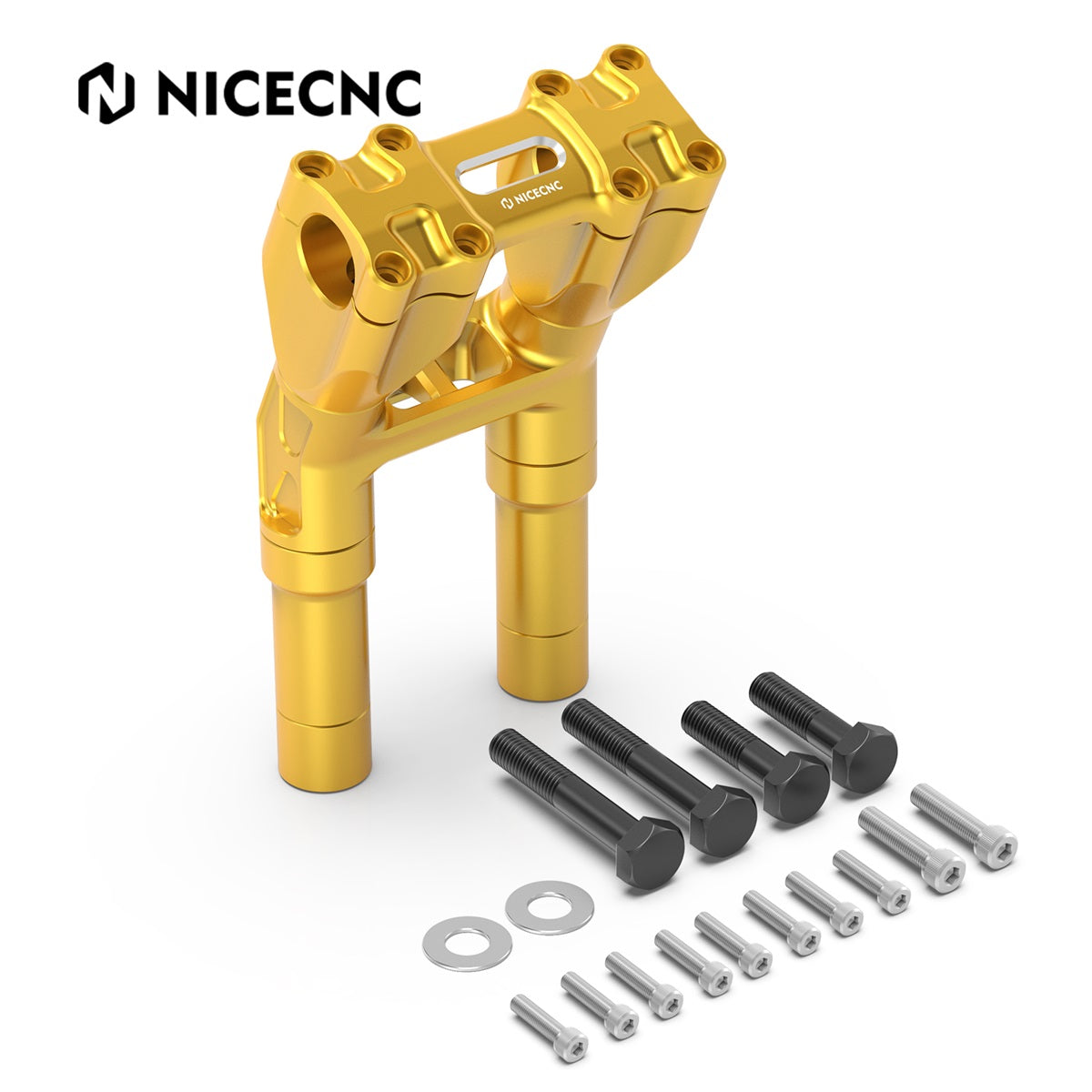 Modulare Kickback-Lenkererhöhungen nach hinten für Harley 1-1/8" Fat Bar