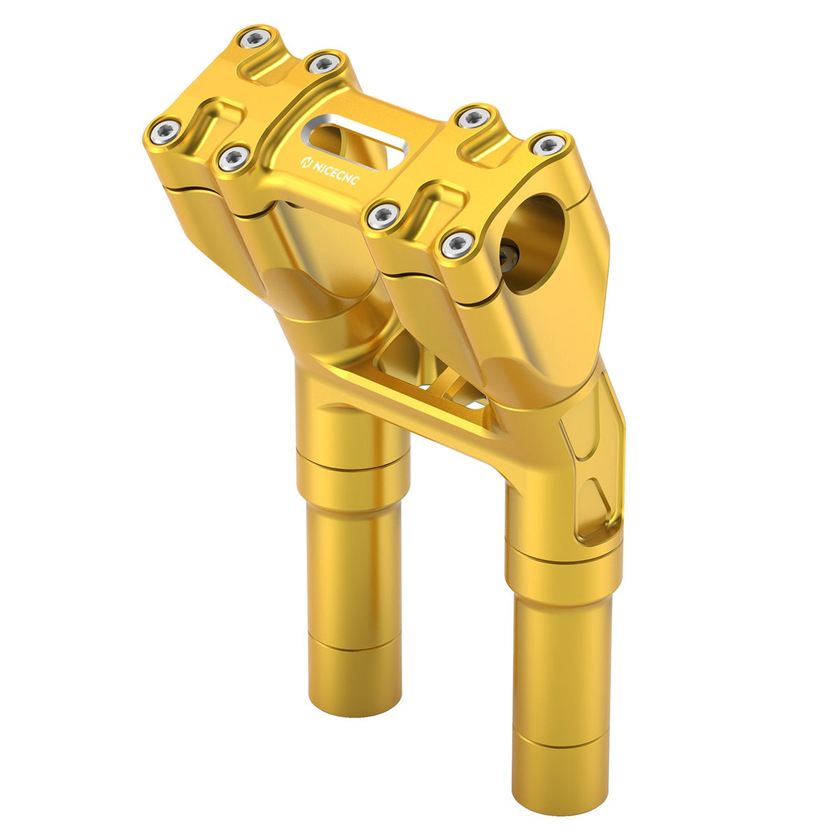 Modulare Kickback-Lenkererhöhungen nach hinten für Harley 1-1/8" Fat Bar