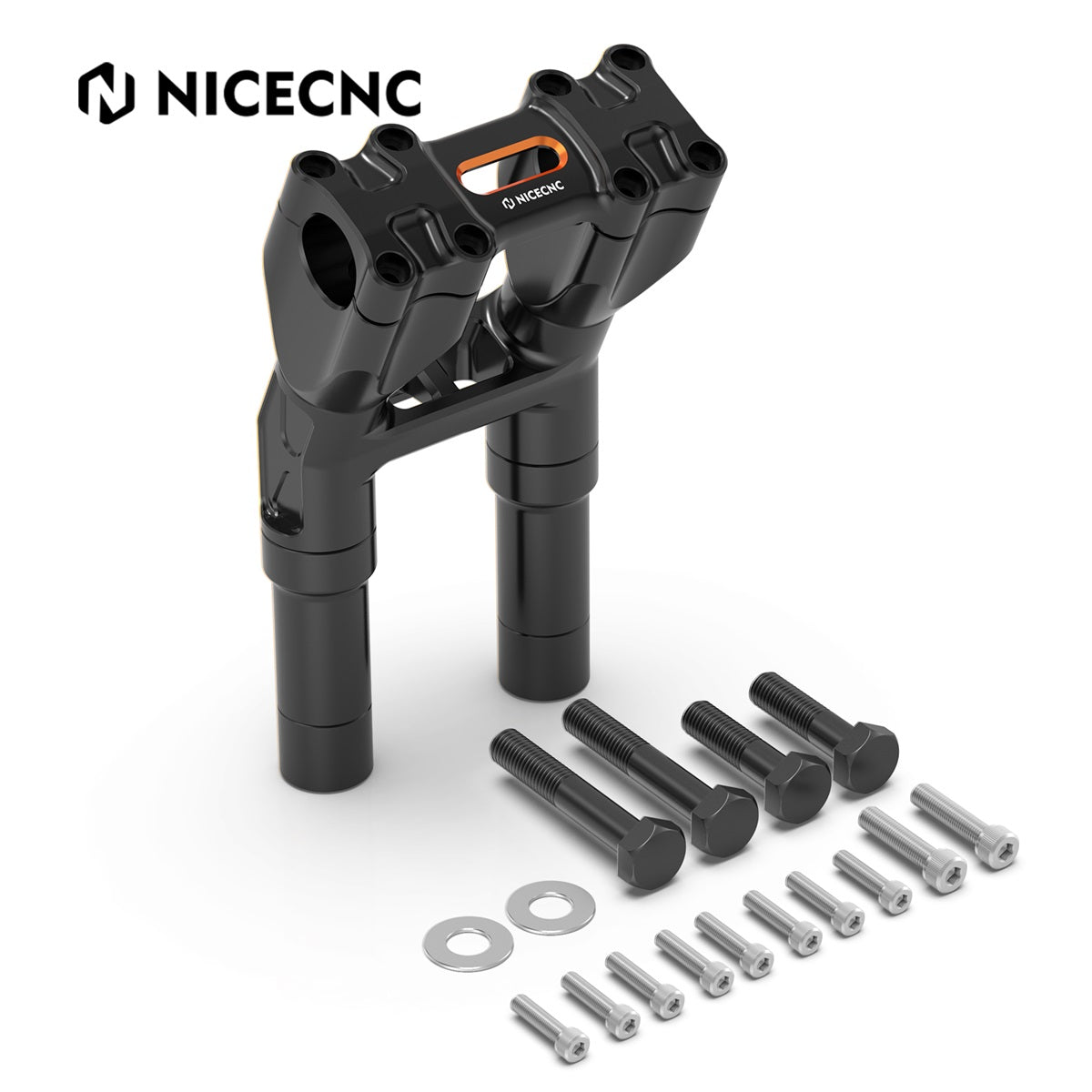 Modulare Kickback-Lenkererhöhungen nach hinten für Harley 1-1/8" Fat Bar