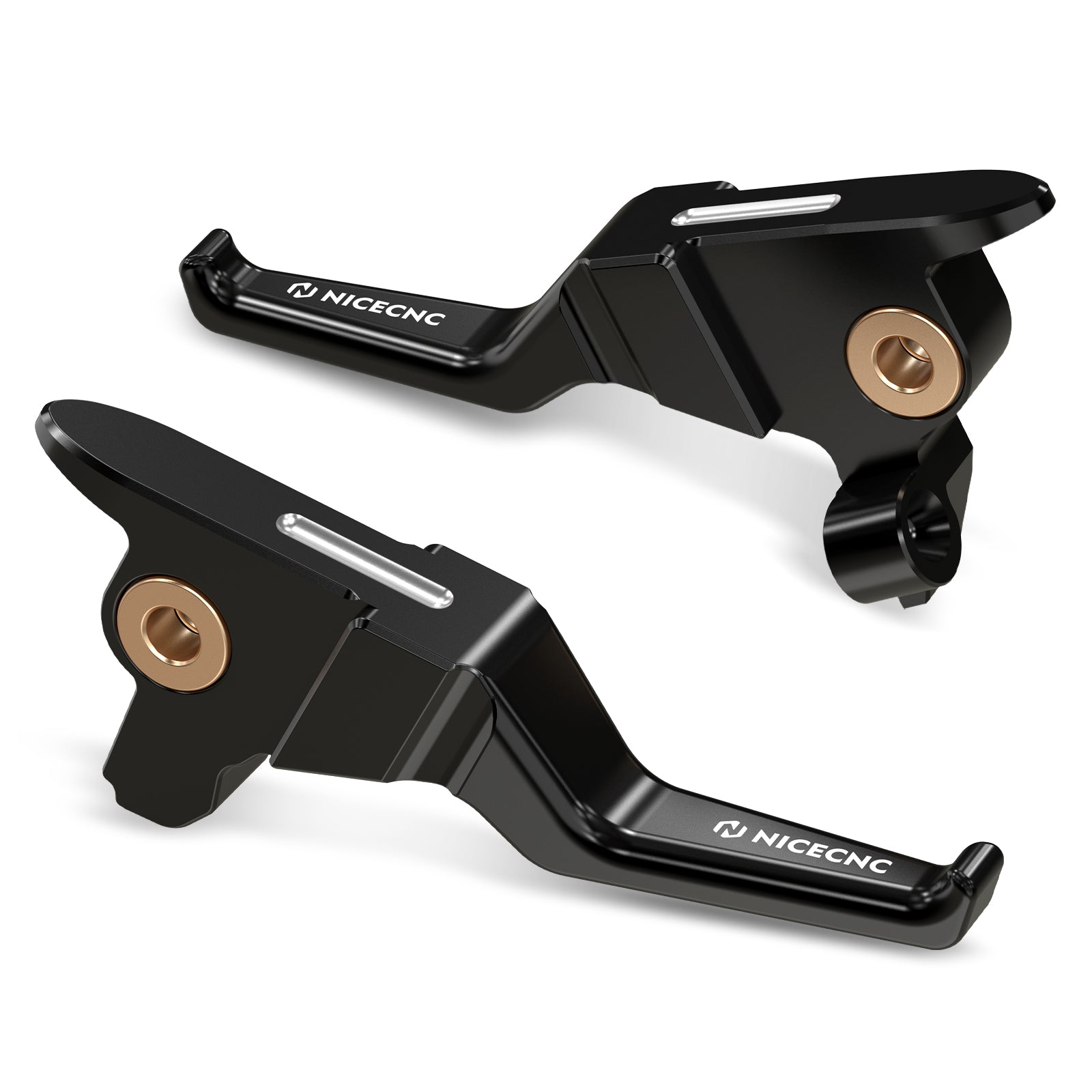 Paar Shorty Brems und Kupplungshebel für Harley Road King Street Glide