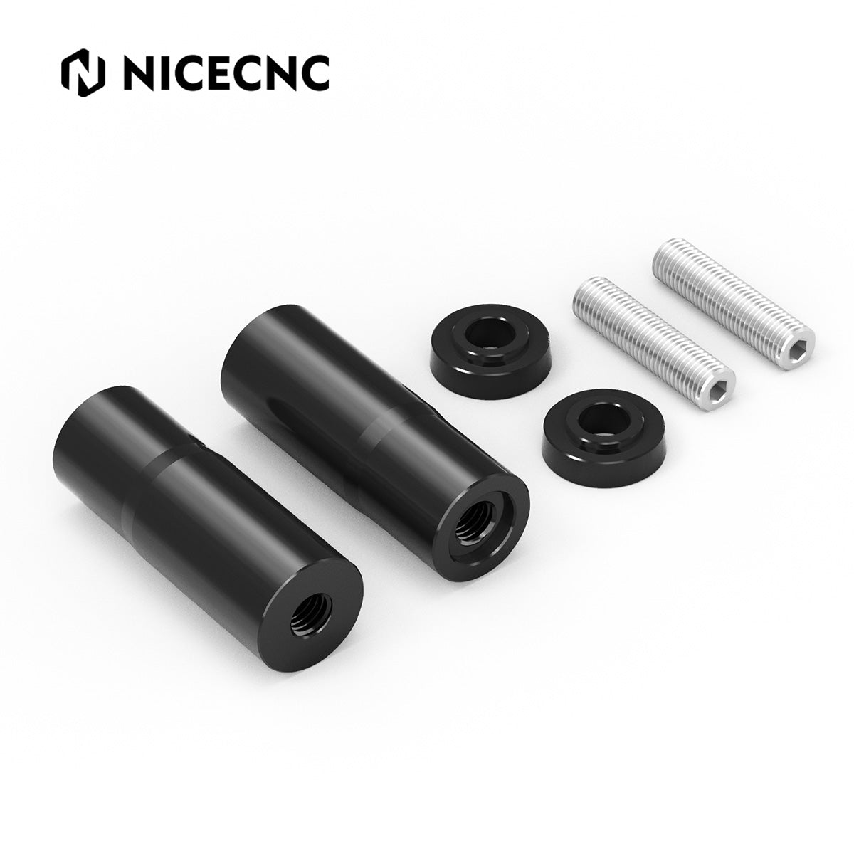 Modulare Kickback-Lenkererhöhungen nach hinten für Harley 1-1/8" Fat Bar