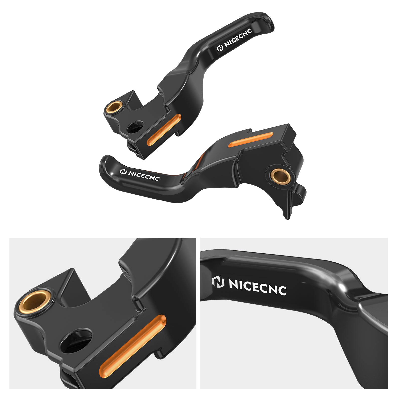 2-Finger Kurze Bremse Kupplung Handhebel Für Harley Sportster 1200 883 48 XL