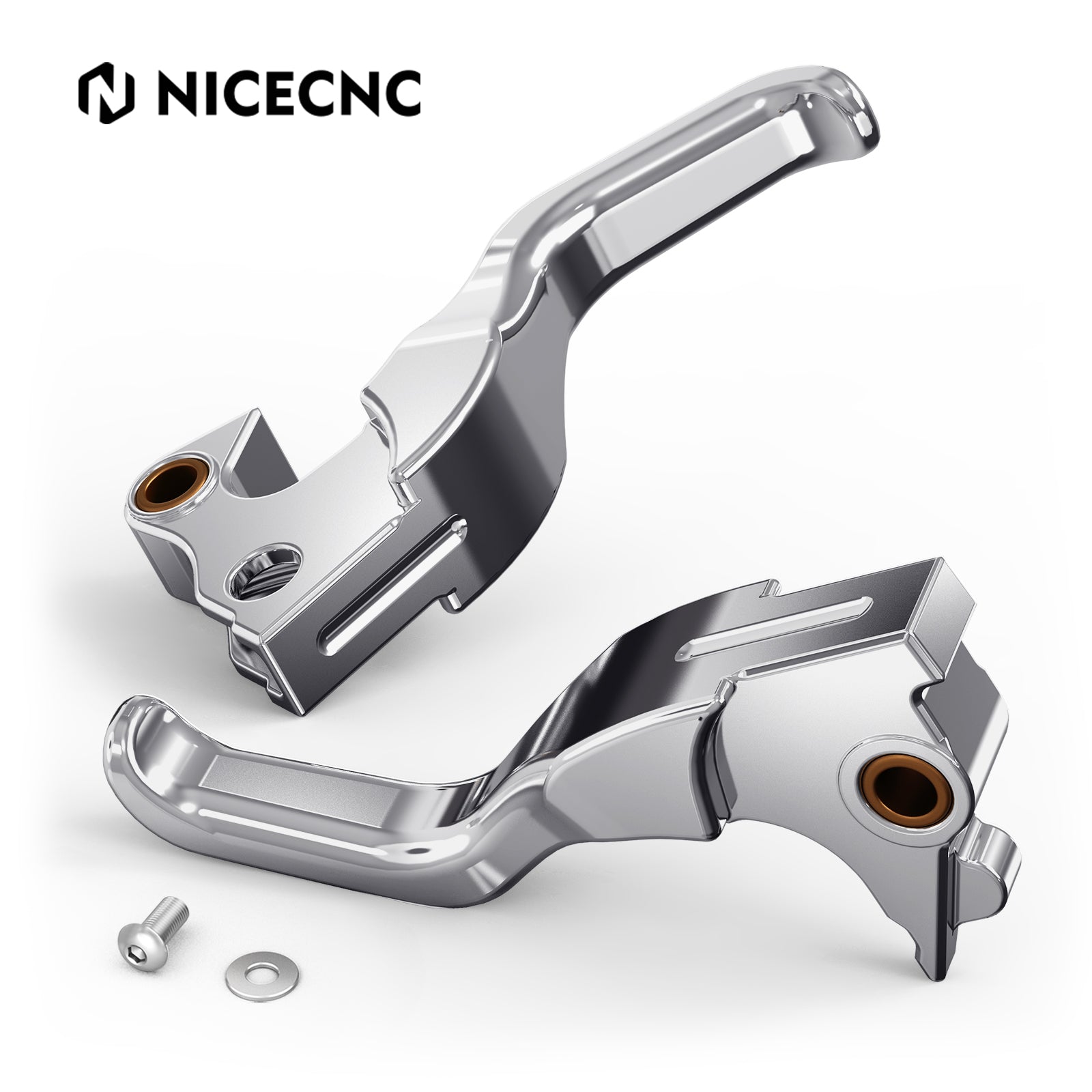 2-Finger Kurze Bremse Kupplung Handhebel Für Harley Sportster 1200 883 48 XL