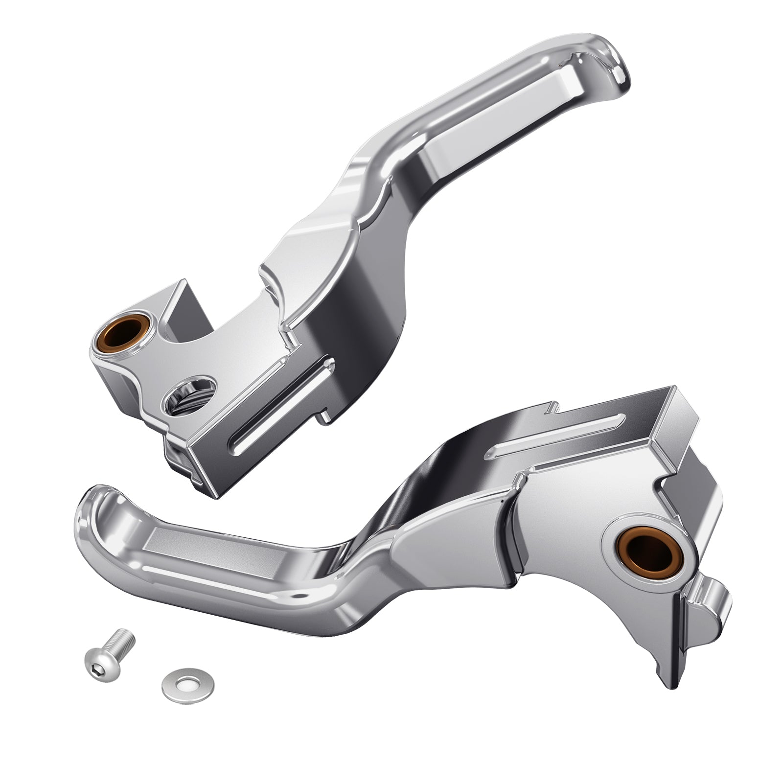 2-Finger Kurze Bremse Kupplung Handhebel Für Harley Sportster 1200 883 48 XL