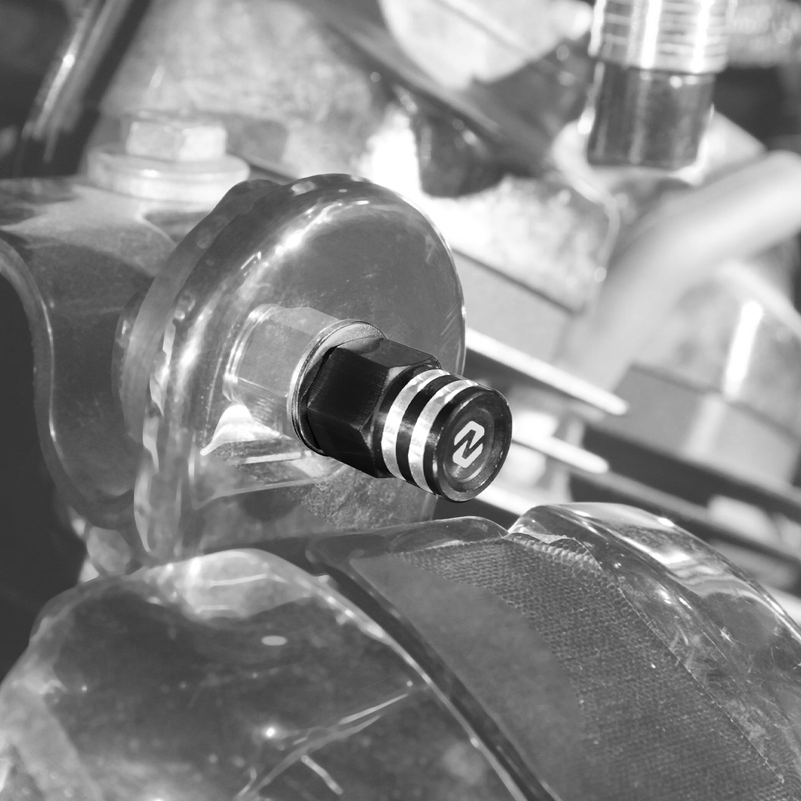 Horn Abdeckung Mutter Verriegelung für Harley Road King Street Glide