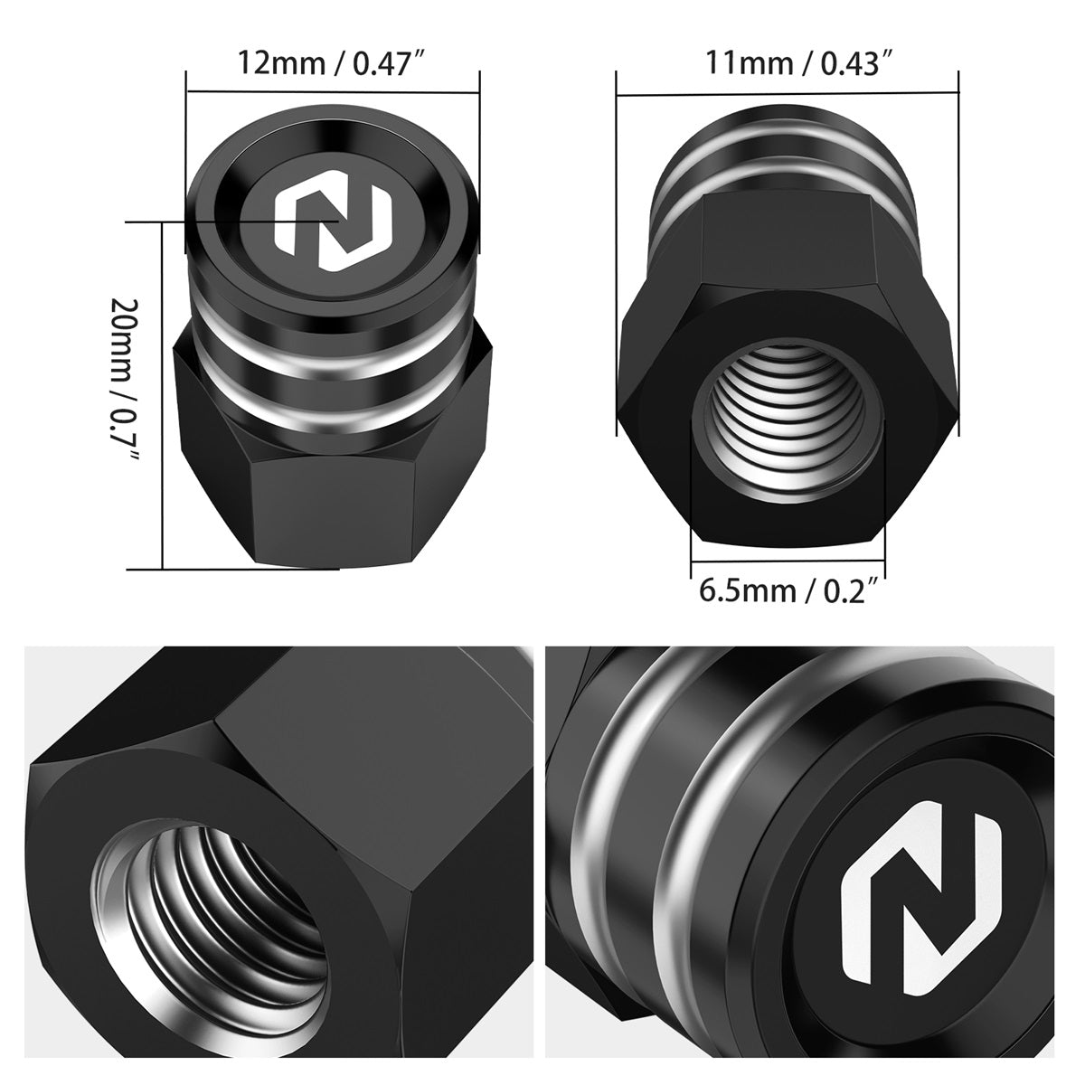 Horn Abdeckung Mutter Verriegelung für Harley Road King Street Glide
