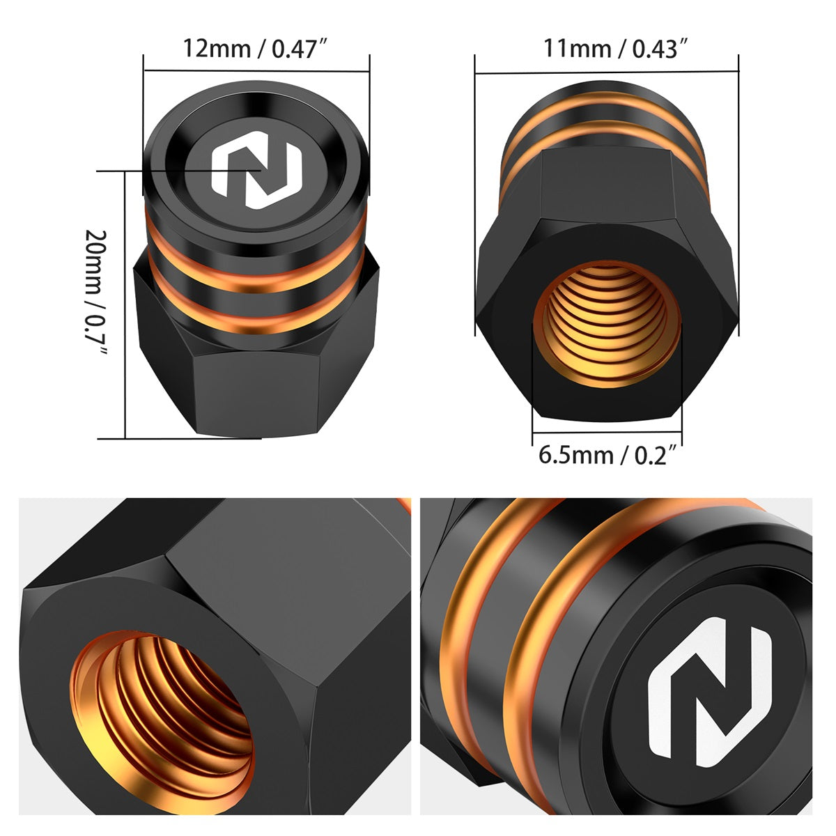 Horn Abdeckung Mutter Verriegelung für Harley Road King Street Glide