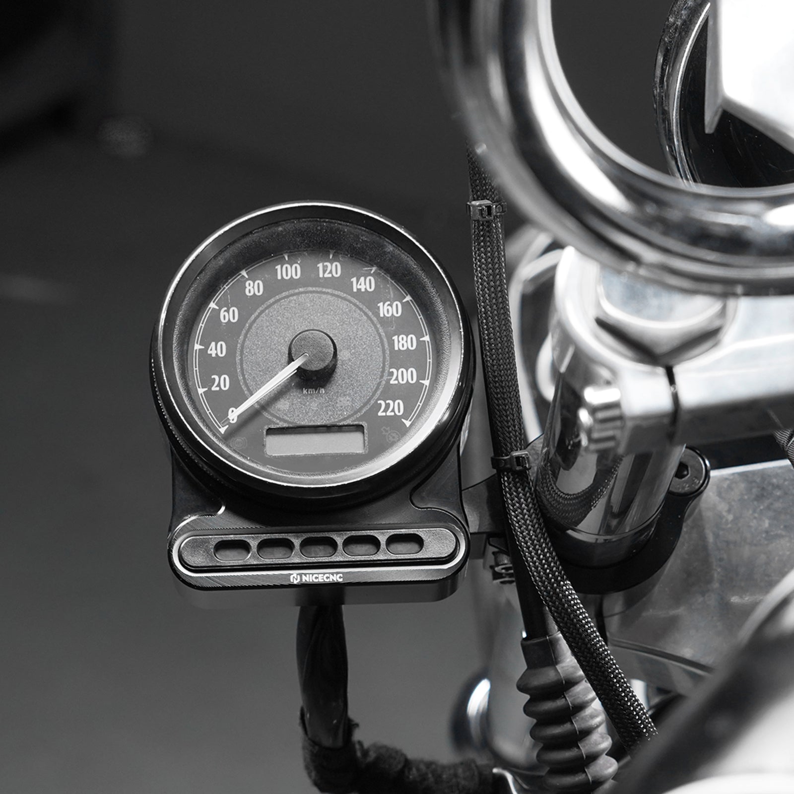 Tachometer & Kontrollleuchten Umzug Halterung Kit Für Harley Sportster 1200 883 XL
