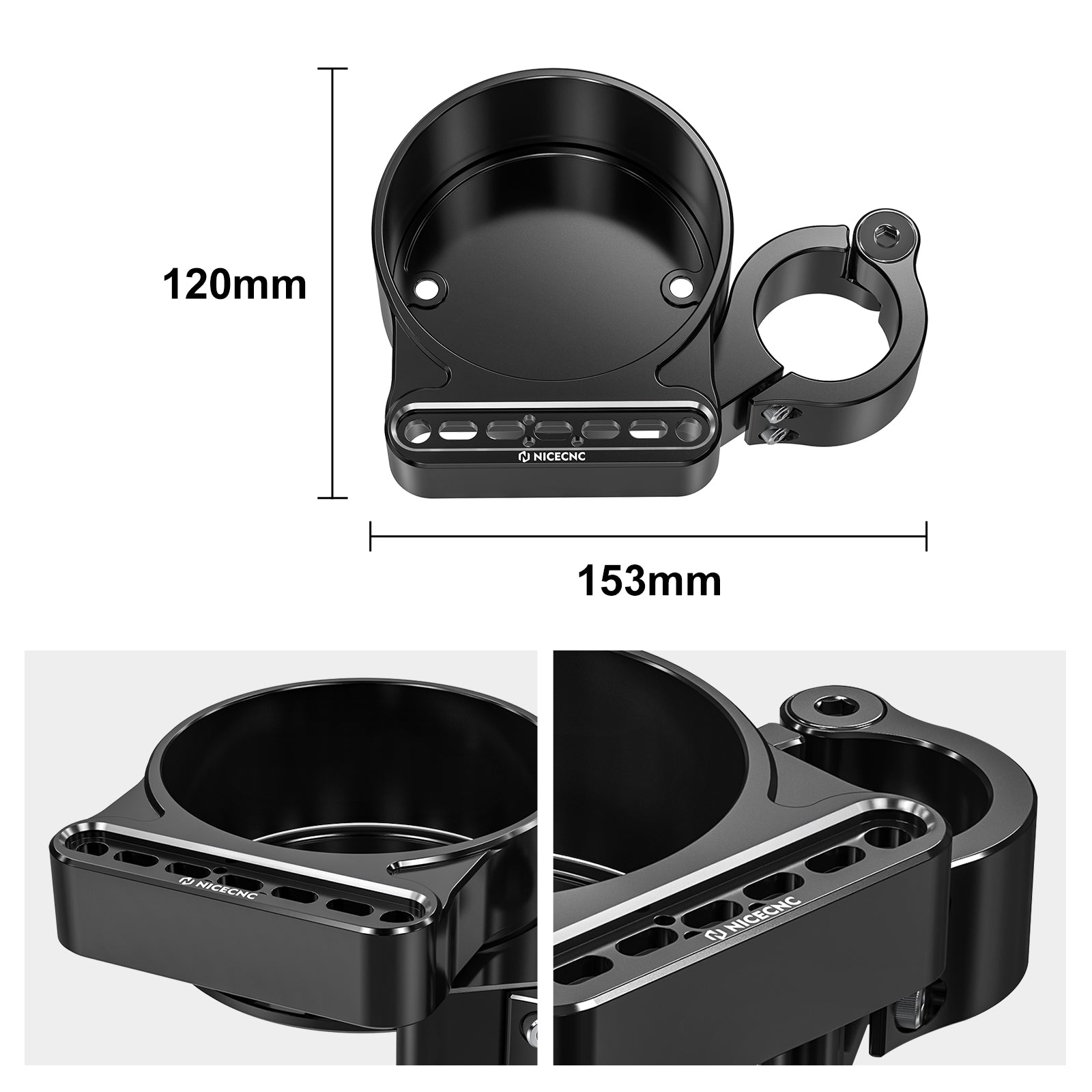 Tachometer & Kontrollleuchten Umzug Halterung Kit Für Harley Sportster 1200 883 XL