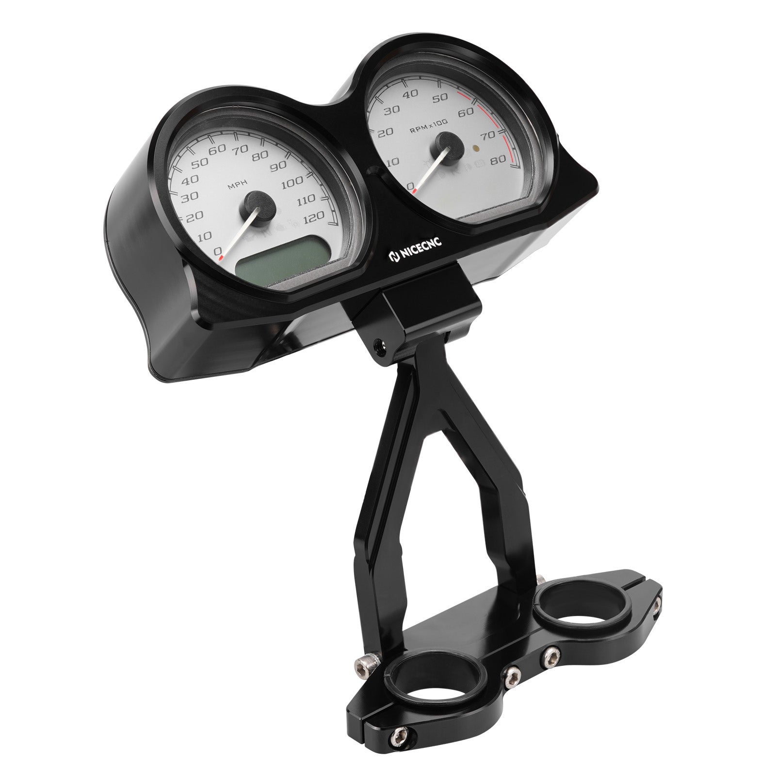 Lenkererhöhungen + Tachoverlegungs-Kit für Harley Road Glide 2015-2023