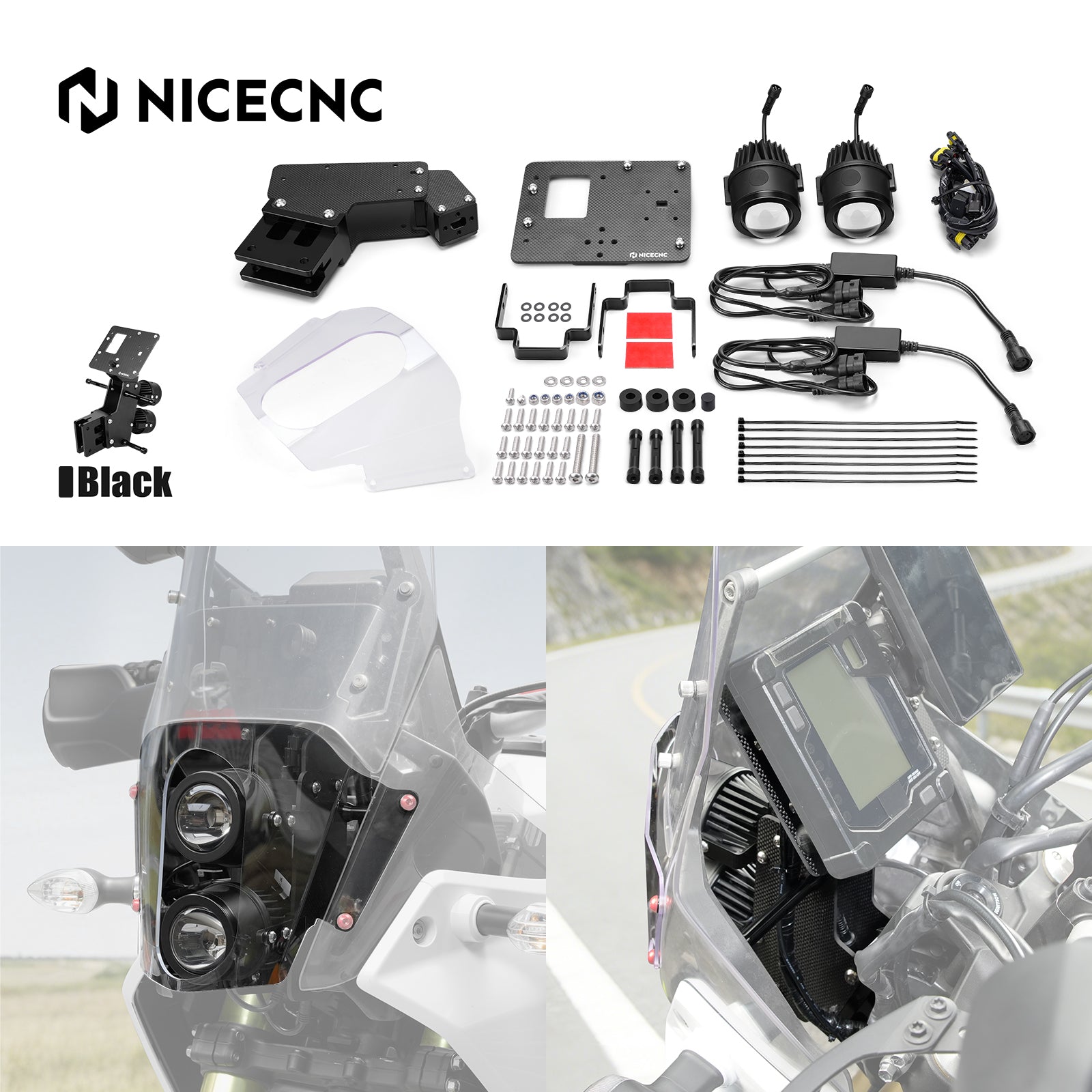 Hochleistungs- Plug & Play verstellbares Rallye-Kit für Yamaha Tenere 700 2019–2024