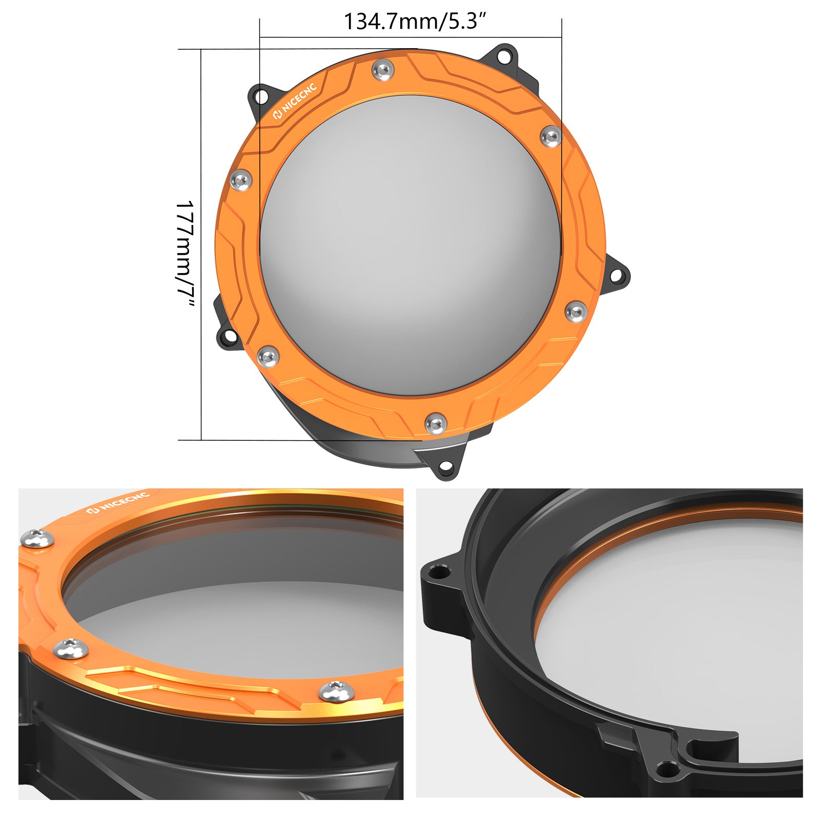 Durchsichtiger Kupplungsdeckel Pretector für KTM 1390 SUPER DUKE R 2024-2025