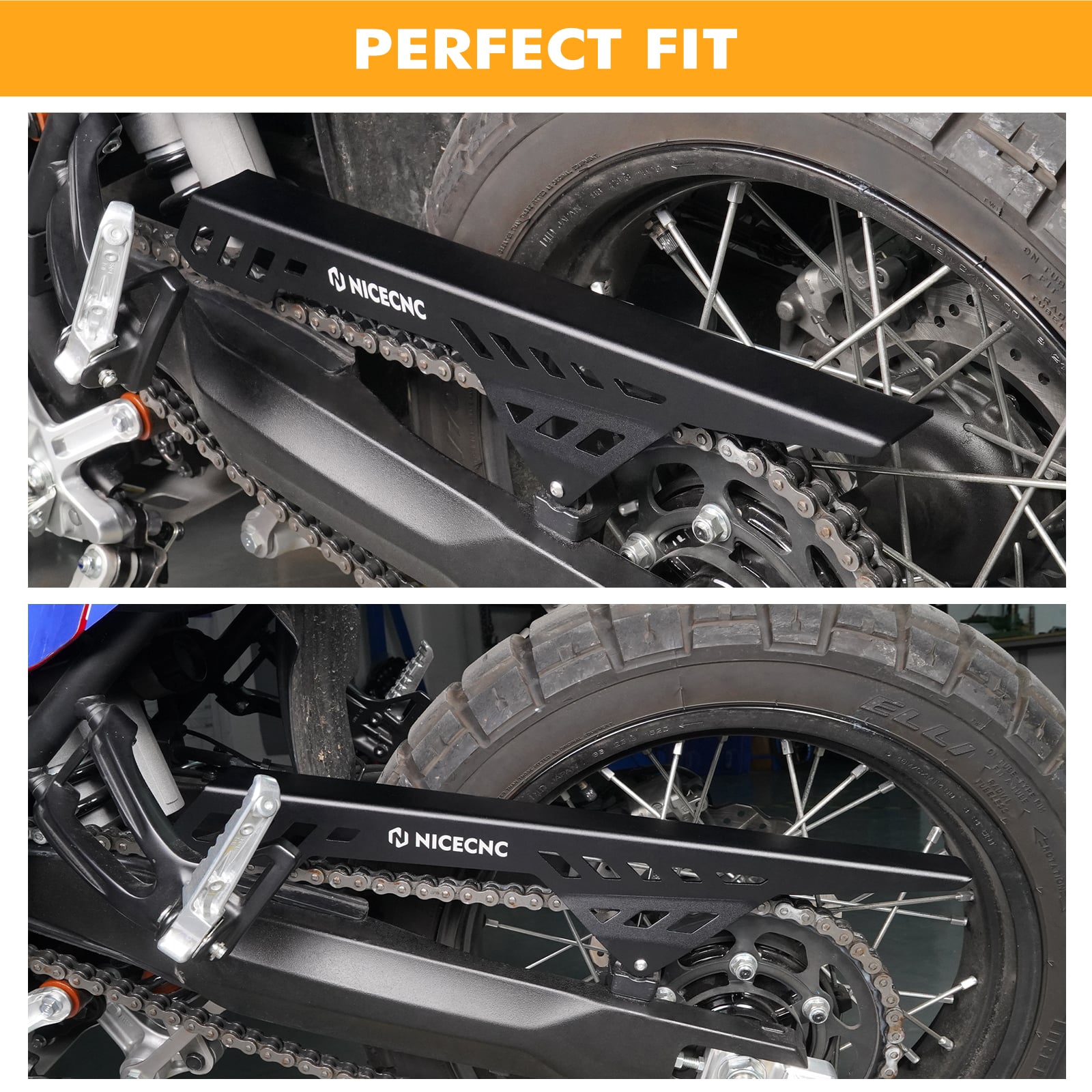 Hinterer Kettenschutz für Yamaha Tenere 700 XTZ 700 2019-2024 Rally Edition 2020-2024