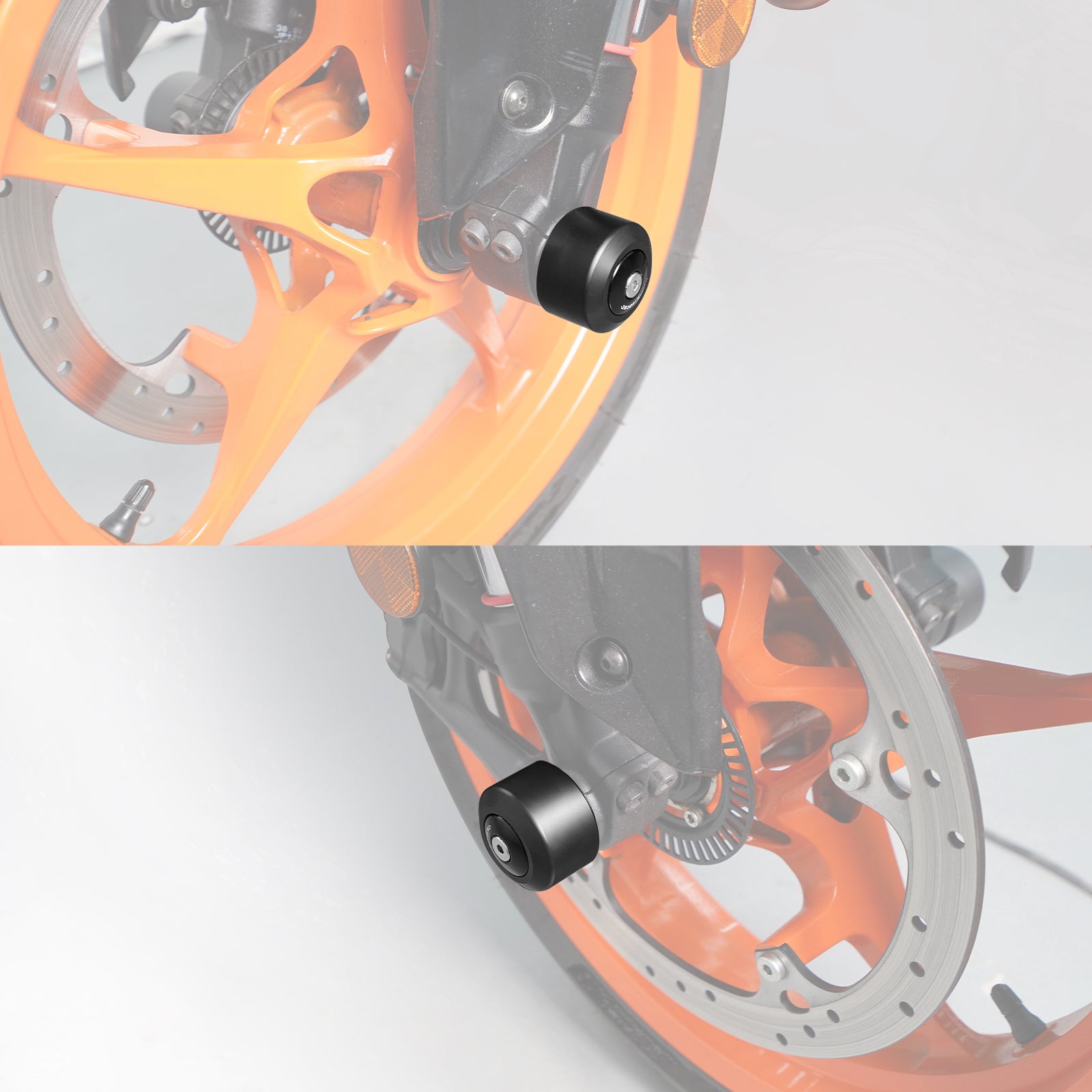 Vorderachs-Sturzpads-Kit für KTM 250 390 Duke 2024-2025 390 Adventure Enduro SMC R 2025