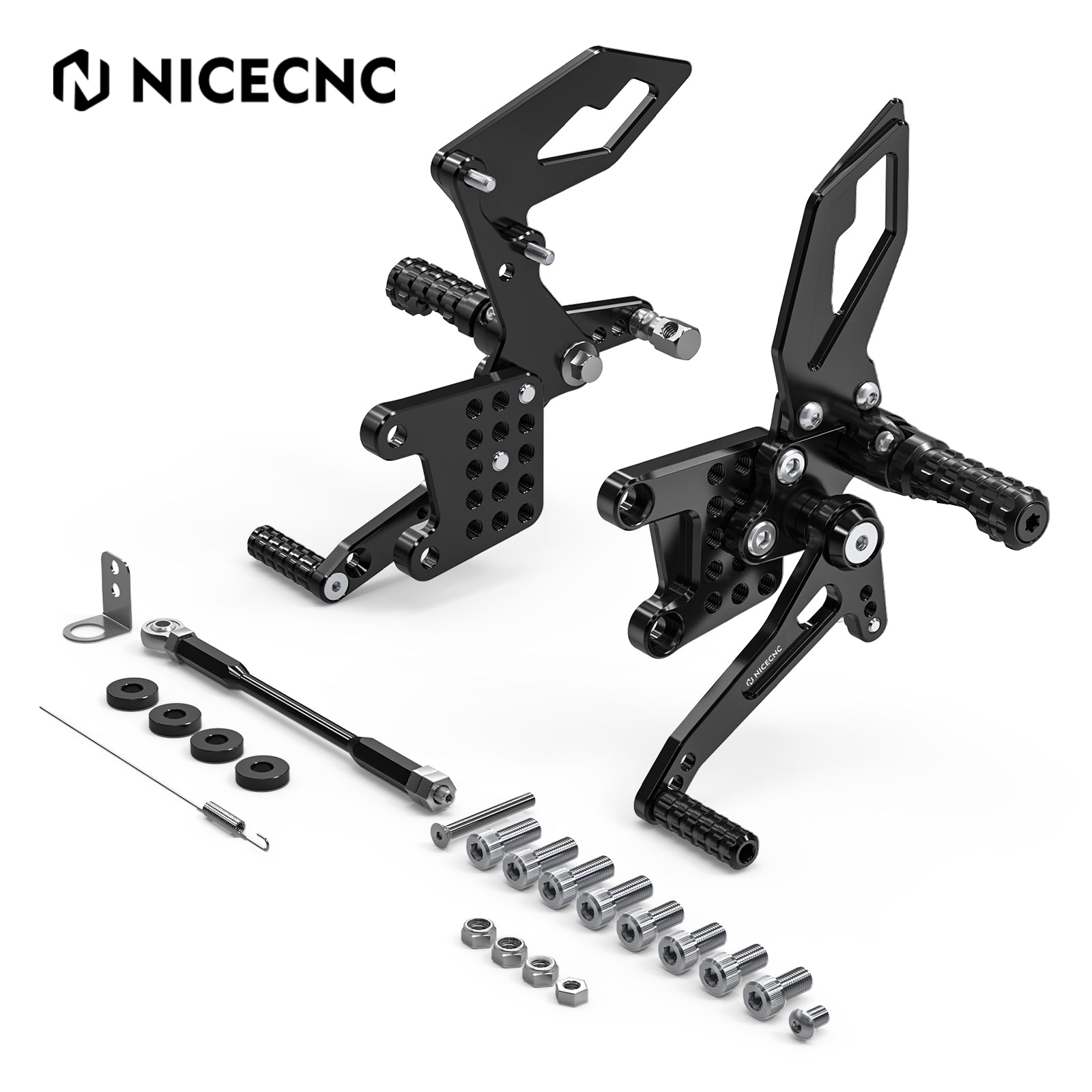 Links + Rechts Fußrastenanlage Für Suzuki GSXR600 GSXR750 GSXR1000 SV650S