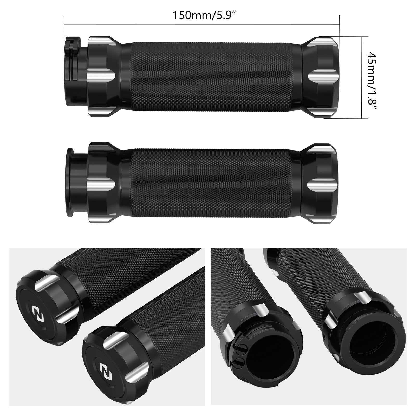 Lenkergriffe Griffes Handgriffe Für Harley Road King Road Glide Street Glide 1996-2007