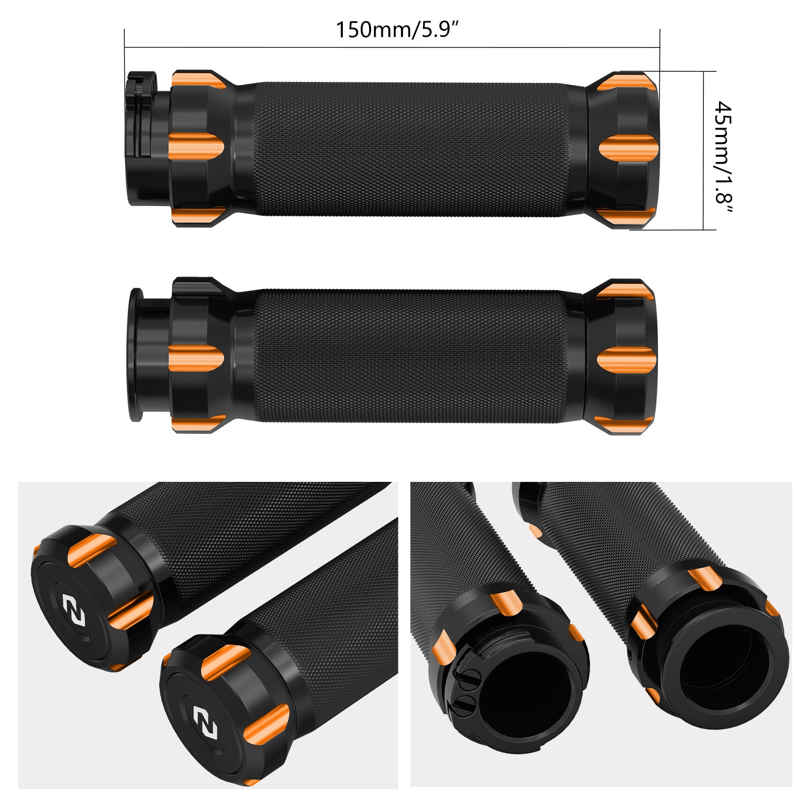 Lenkergriffe Griffes Handgriffe Für Harley Road King Road Glide Street Glide 1996-2007