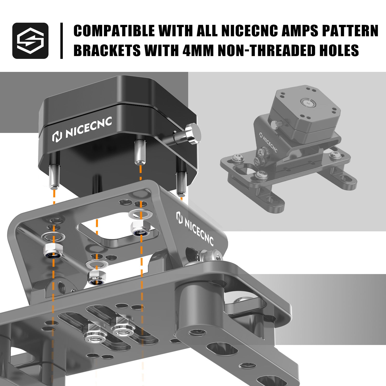 Universal Motorrad drehbare AMPS GPS Schwenkhalterung