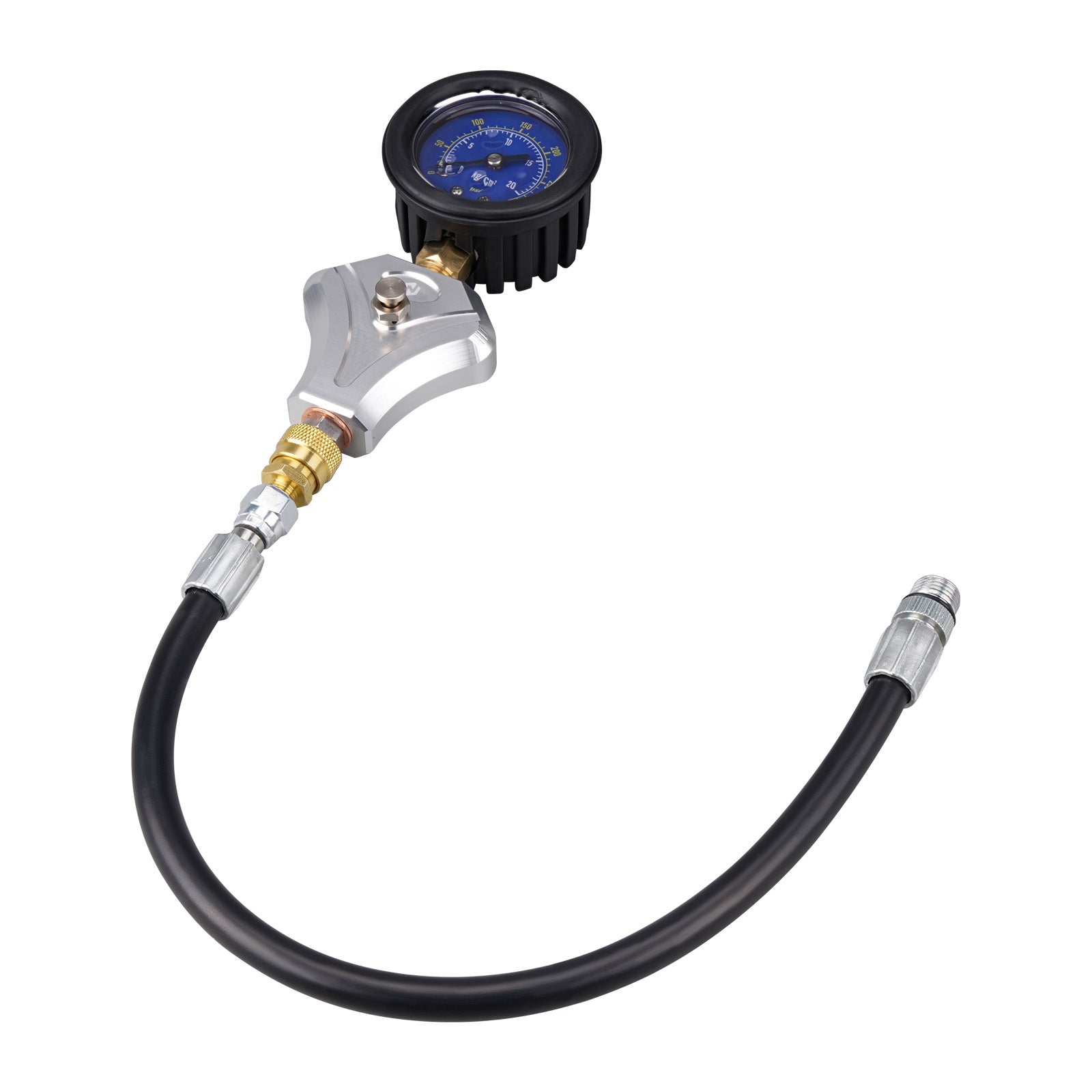 Motor-Kompressionstester mit 10, 12 und 14 mm Adaptern für Motorrad und ATV