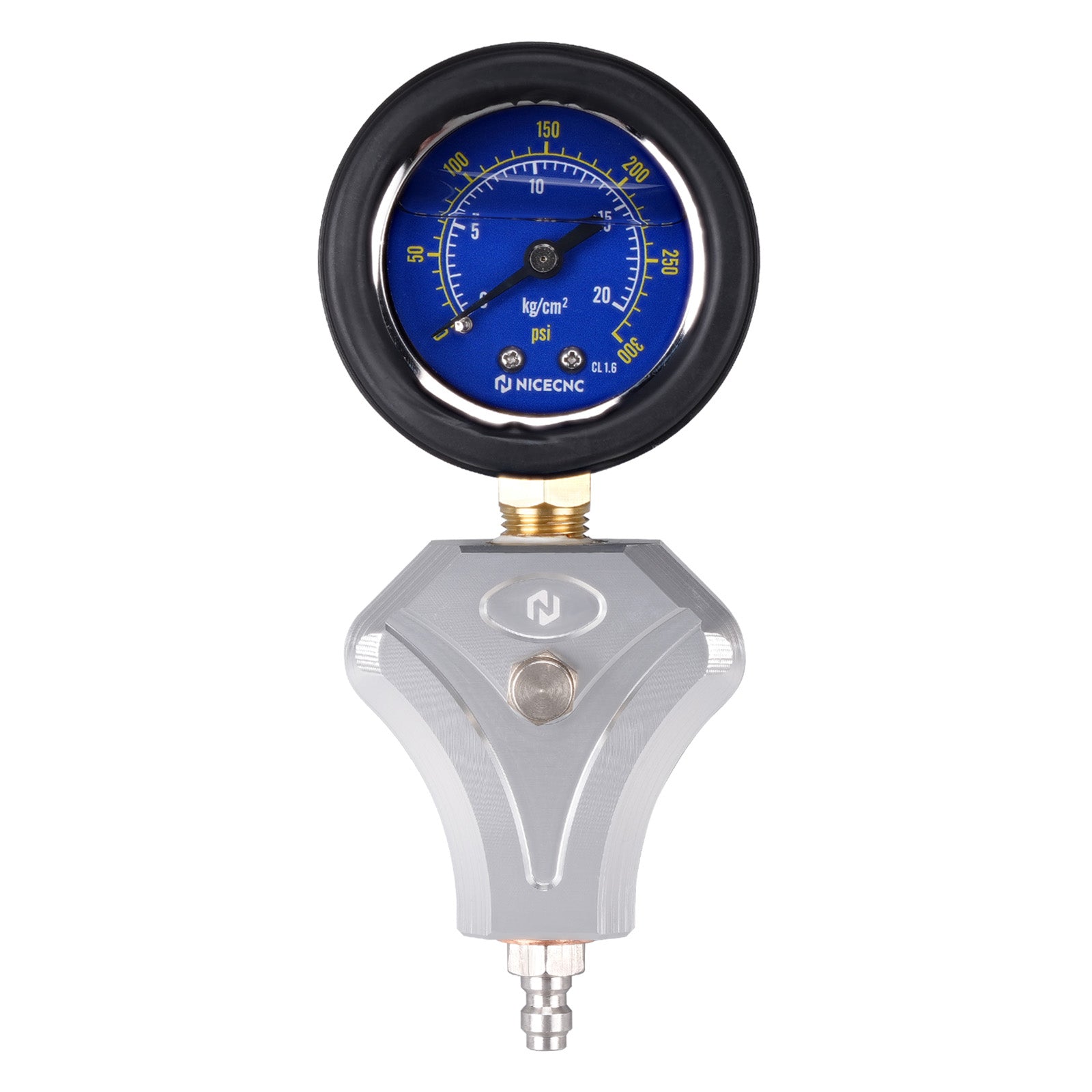 Motor-Kompressionstester mit 10, 12 und 14 mm Adaptern für Motorrad und ATV