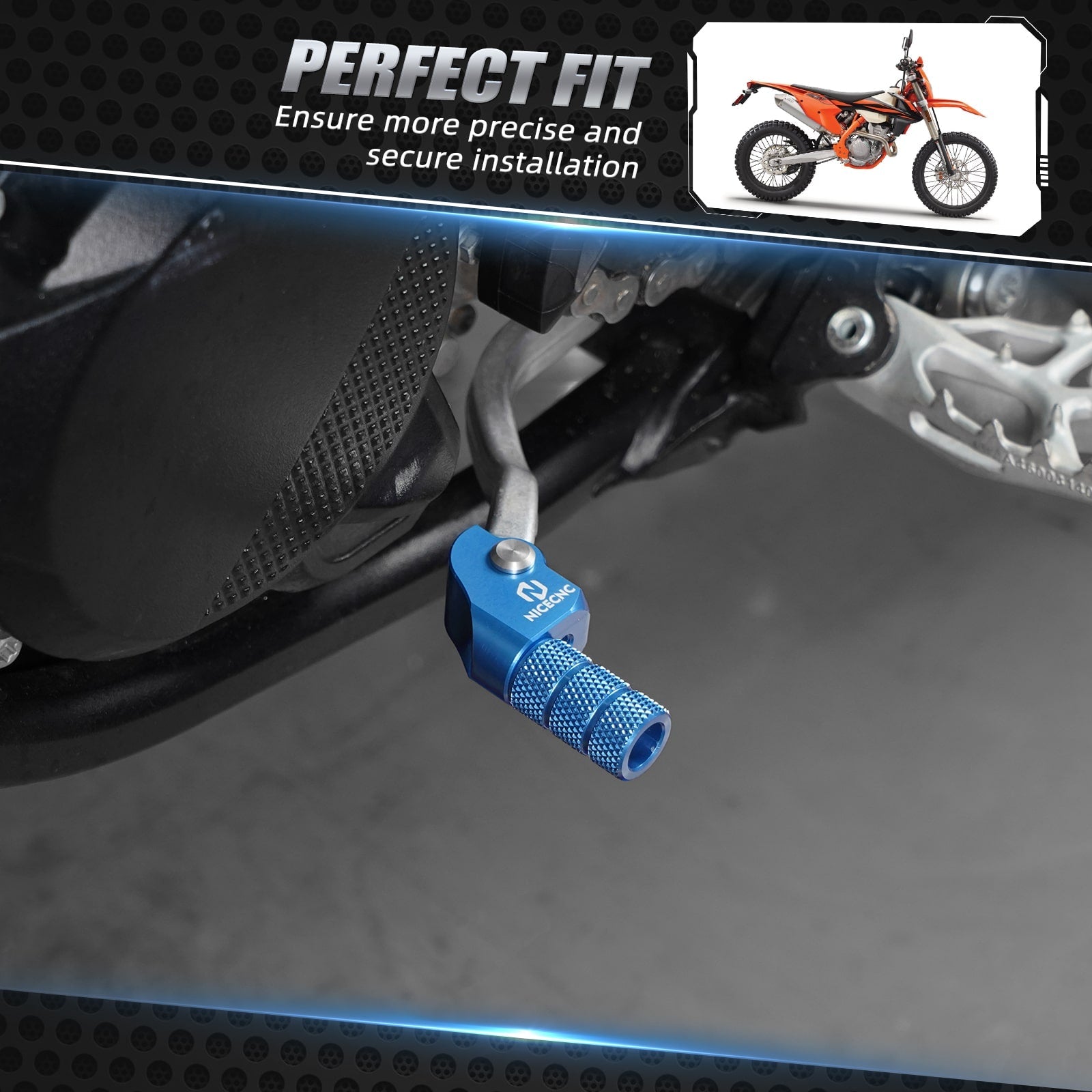 Verstellbarer Schalthebelkopf für KTM 125–500 XCF EXCF XCW 2017–2024 Husqvarna 125–501 GasGas