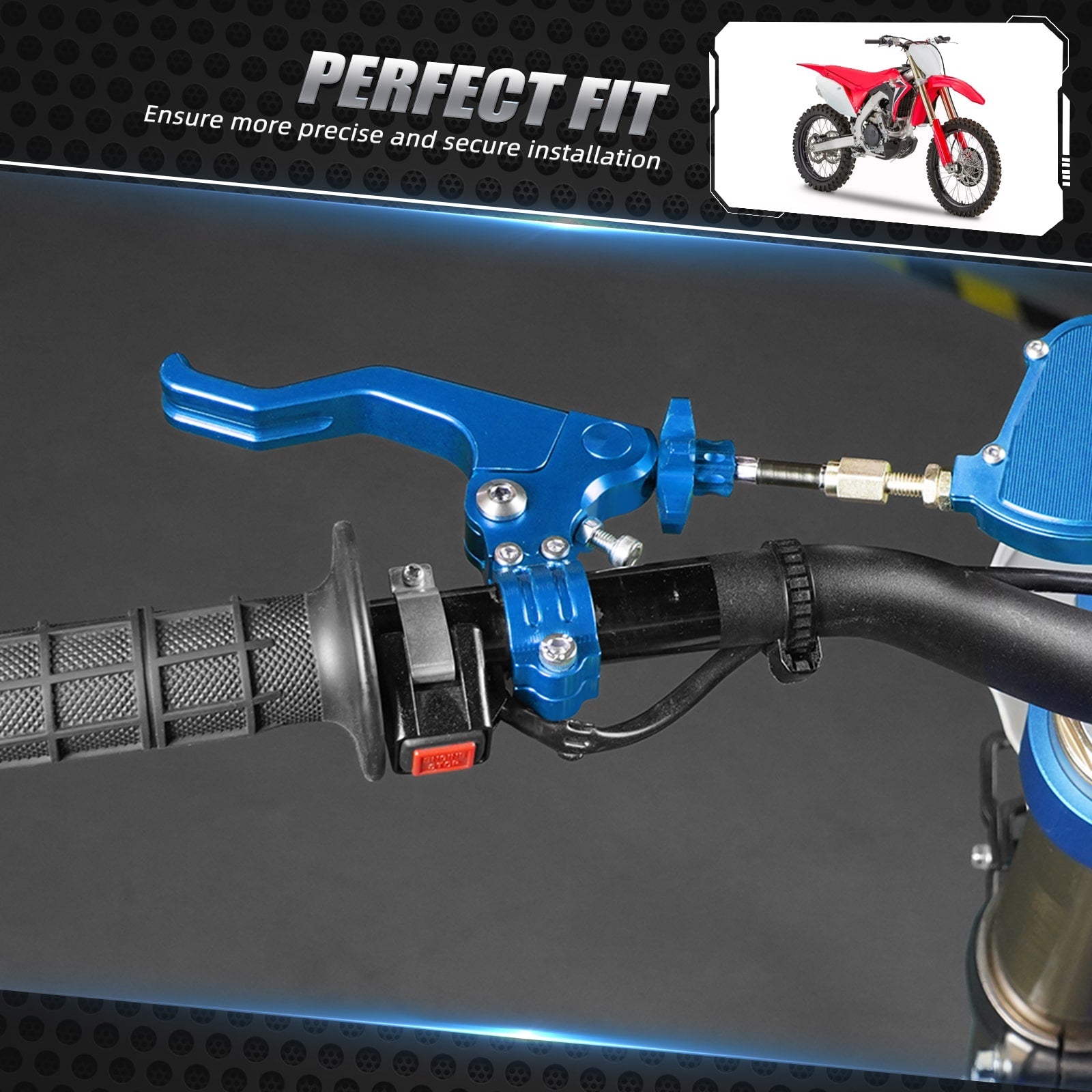 CNC Shorty Stunt Kabel Kupplungshebel Für Suzuki RM 65/85/100/125/250 DRZ400SM