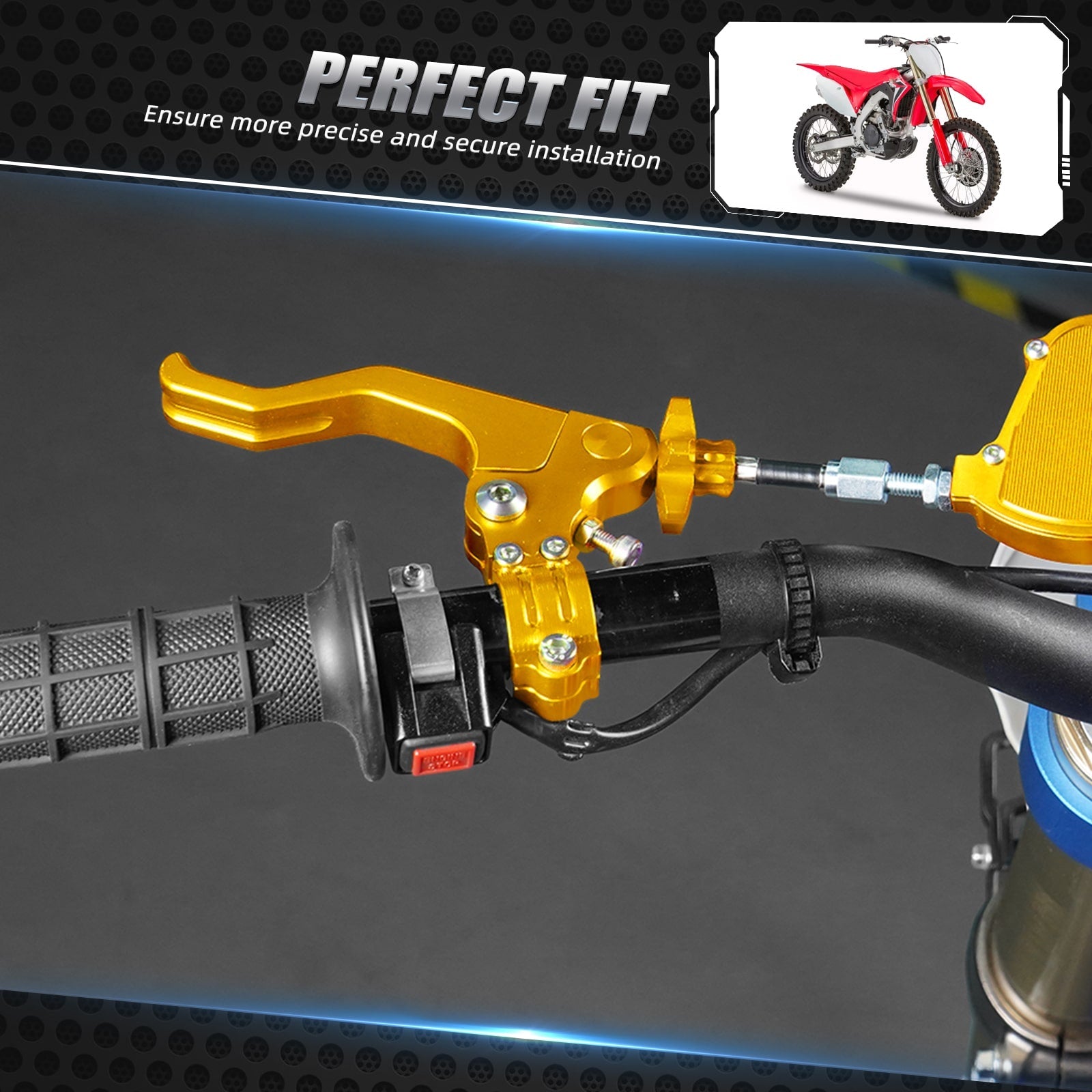 CNC Shorty Stunt Kabel Kupplungshebel Für Suzuki RM 65/85/100/125/250 DRZ400SM