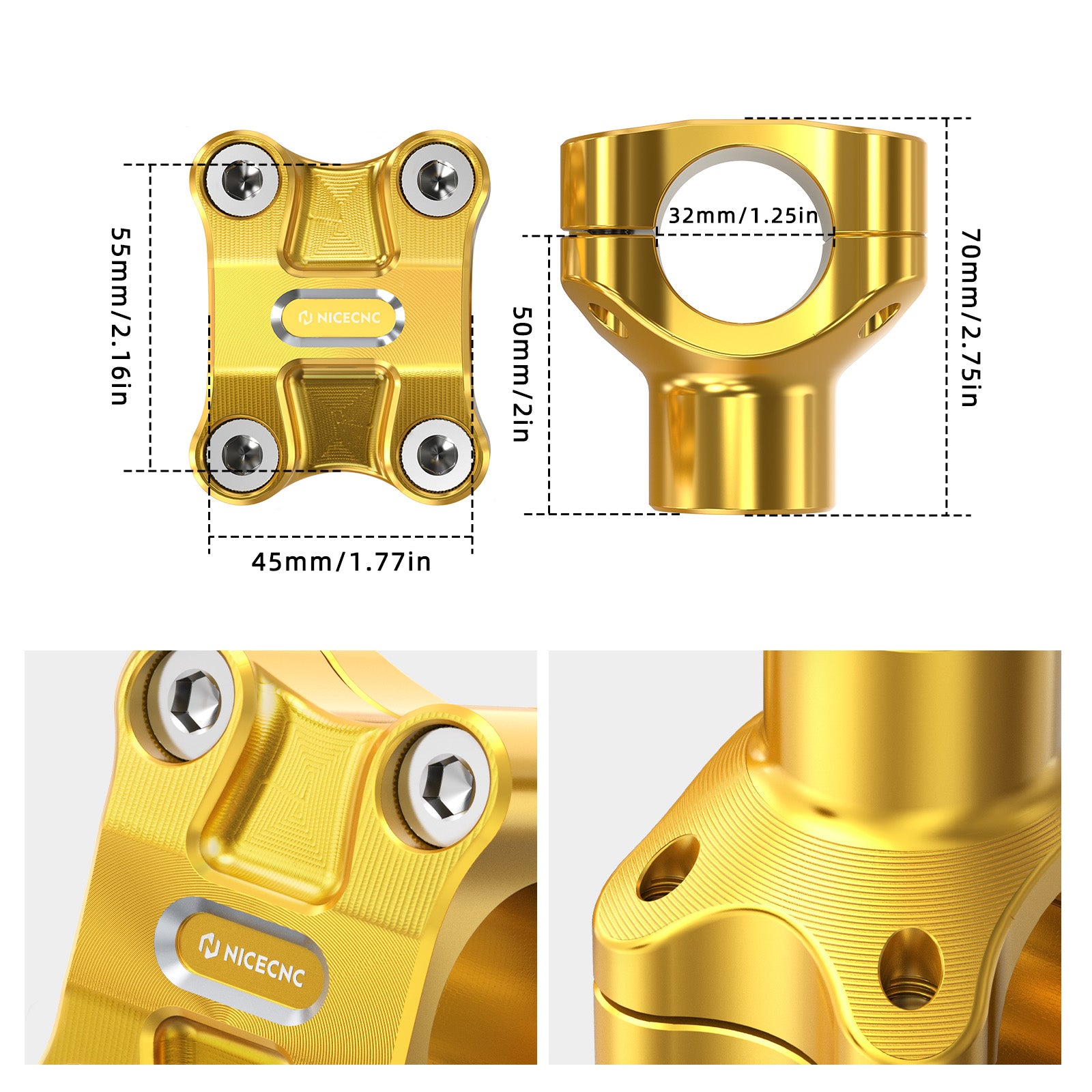 2 "Lenker Steigleitungen Für Harley Dyna Low Rider Street Bob Super Glide 1,25" Bar