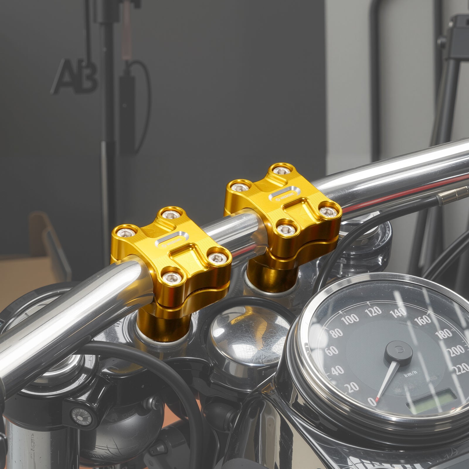 2 "Lenker Steigleitungen Für Harley Dyna Low Rider Street Bob Super Glide 1,25" Bar