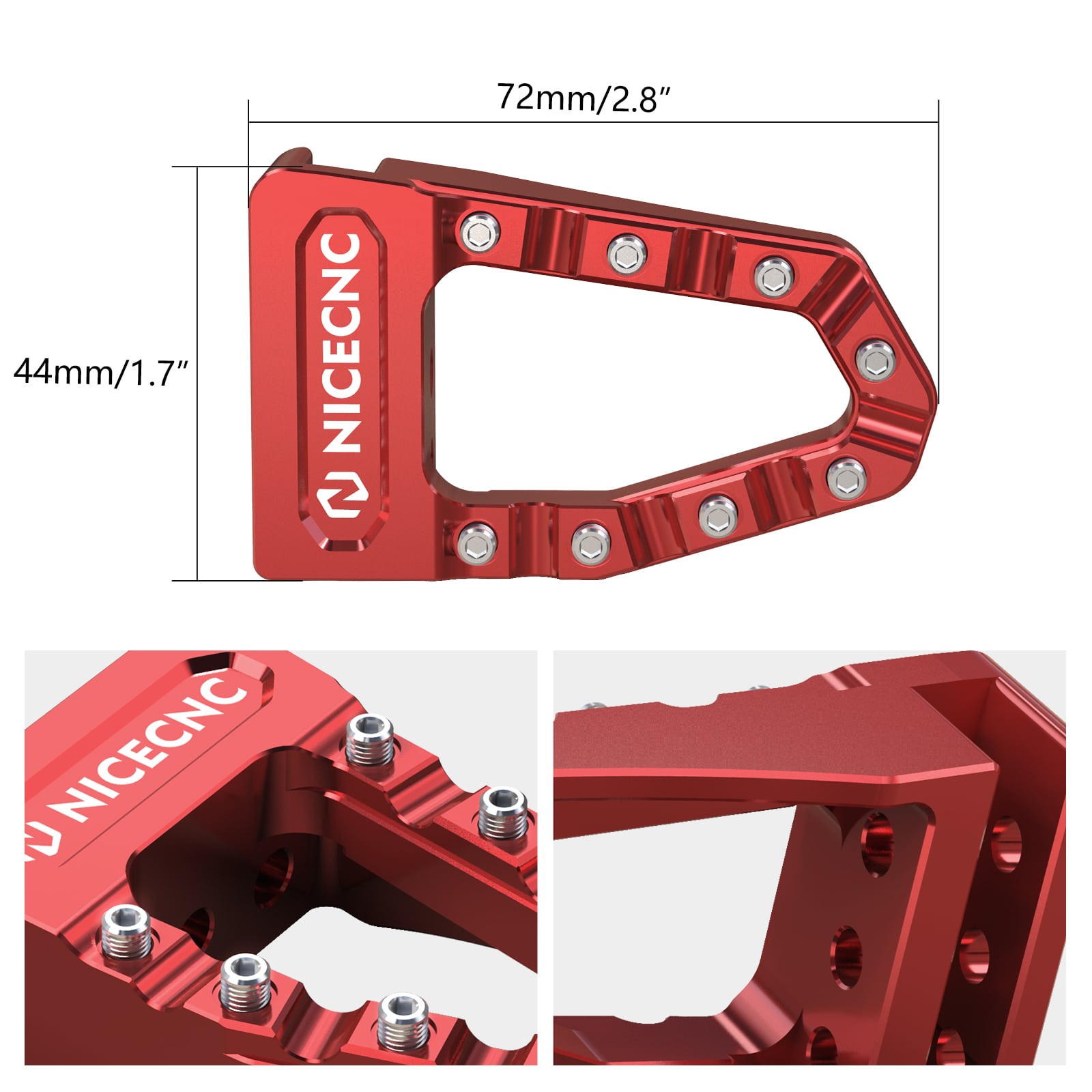 Einstellbare Hinten Bremspedal Spitze Erweitern Für Honda TRX450R TRX450ER