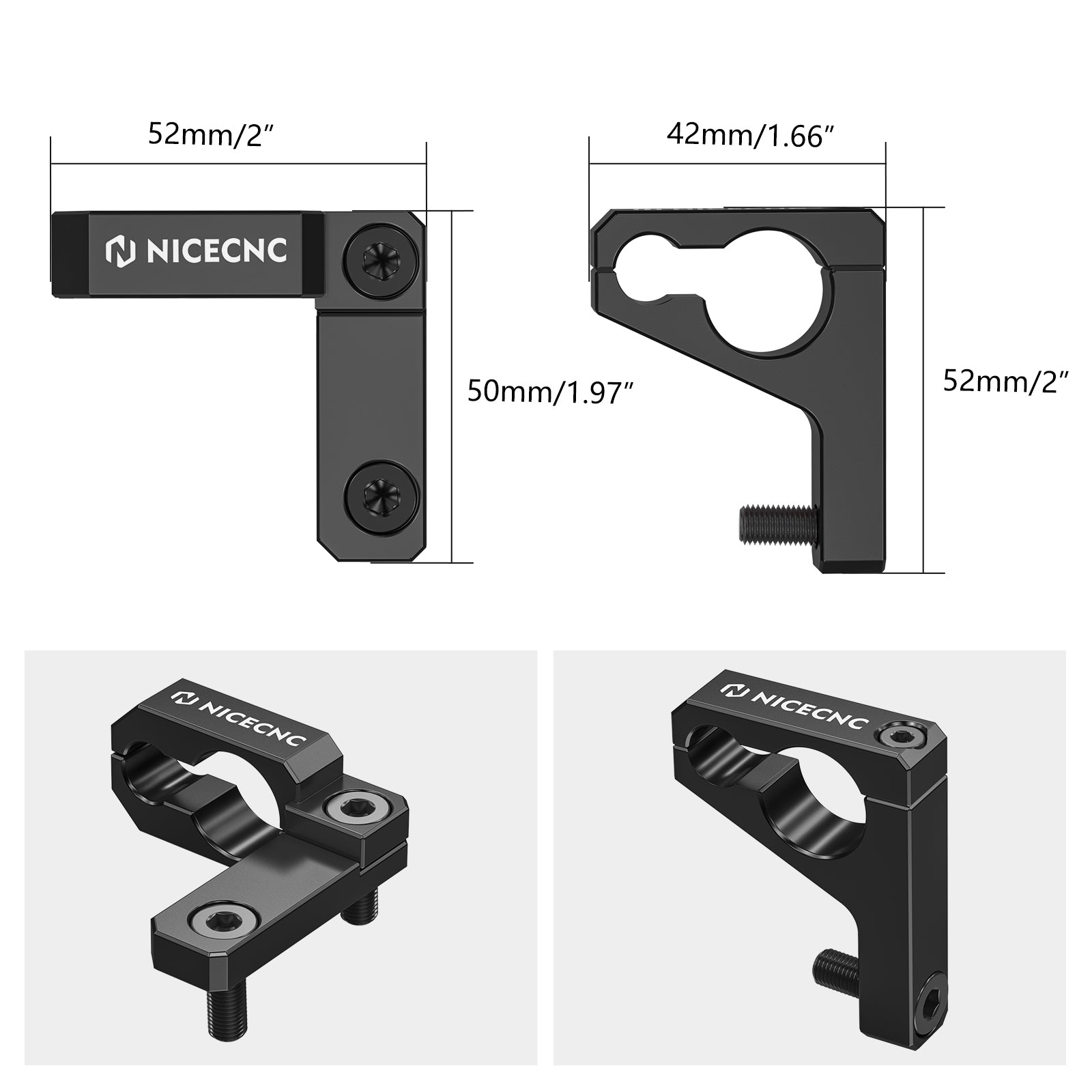 Paar Hinten Dual Bremsleitung Schellen Für Honda TRX450R TRX450ER