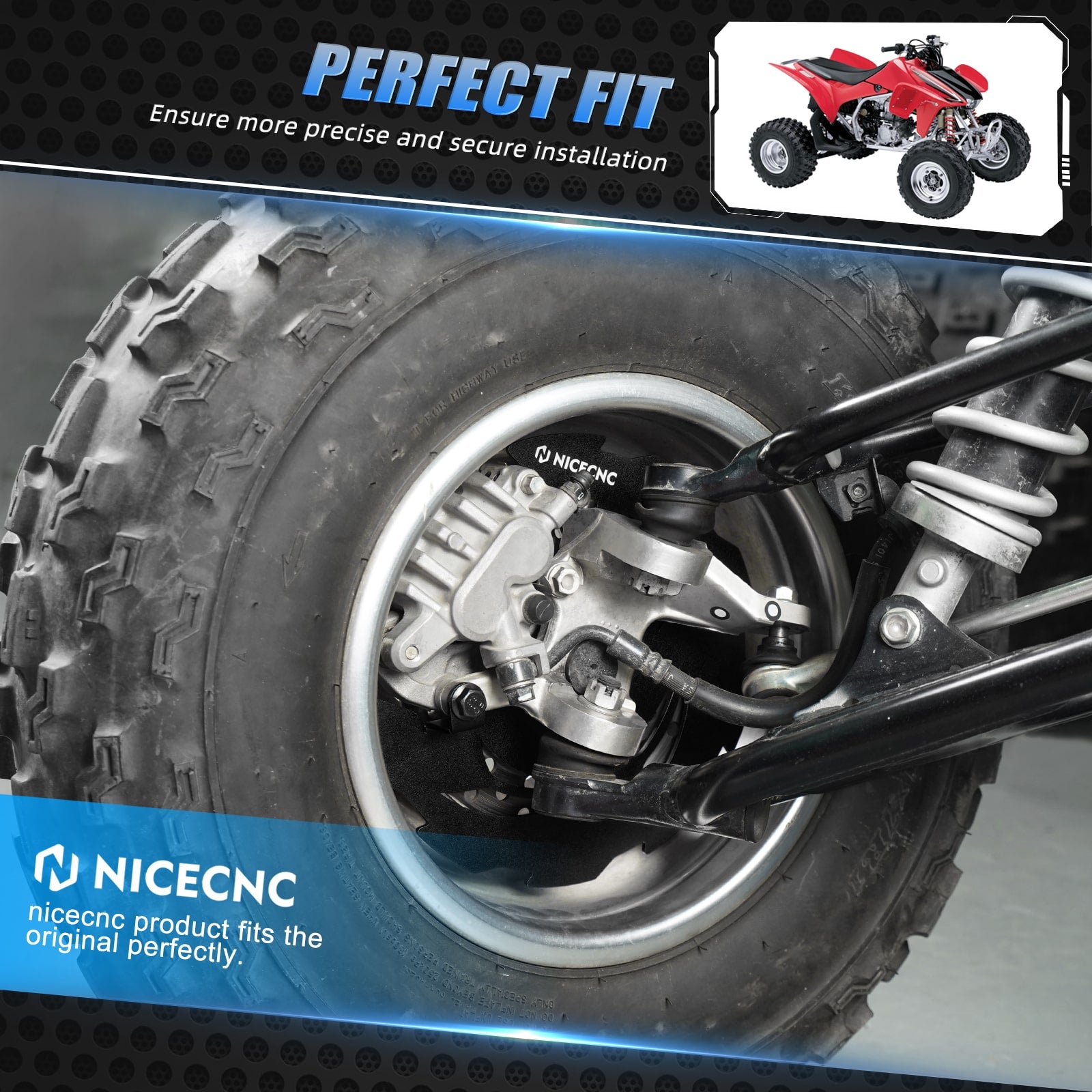 Paar Vordere Bremsscheibe Rotor Rock Guards Für Honda TRX450R TRX450ER