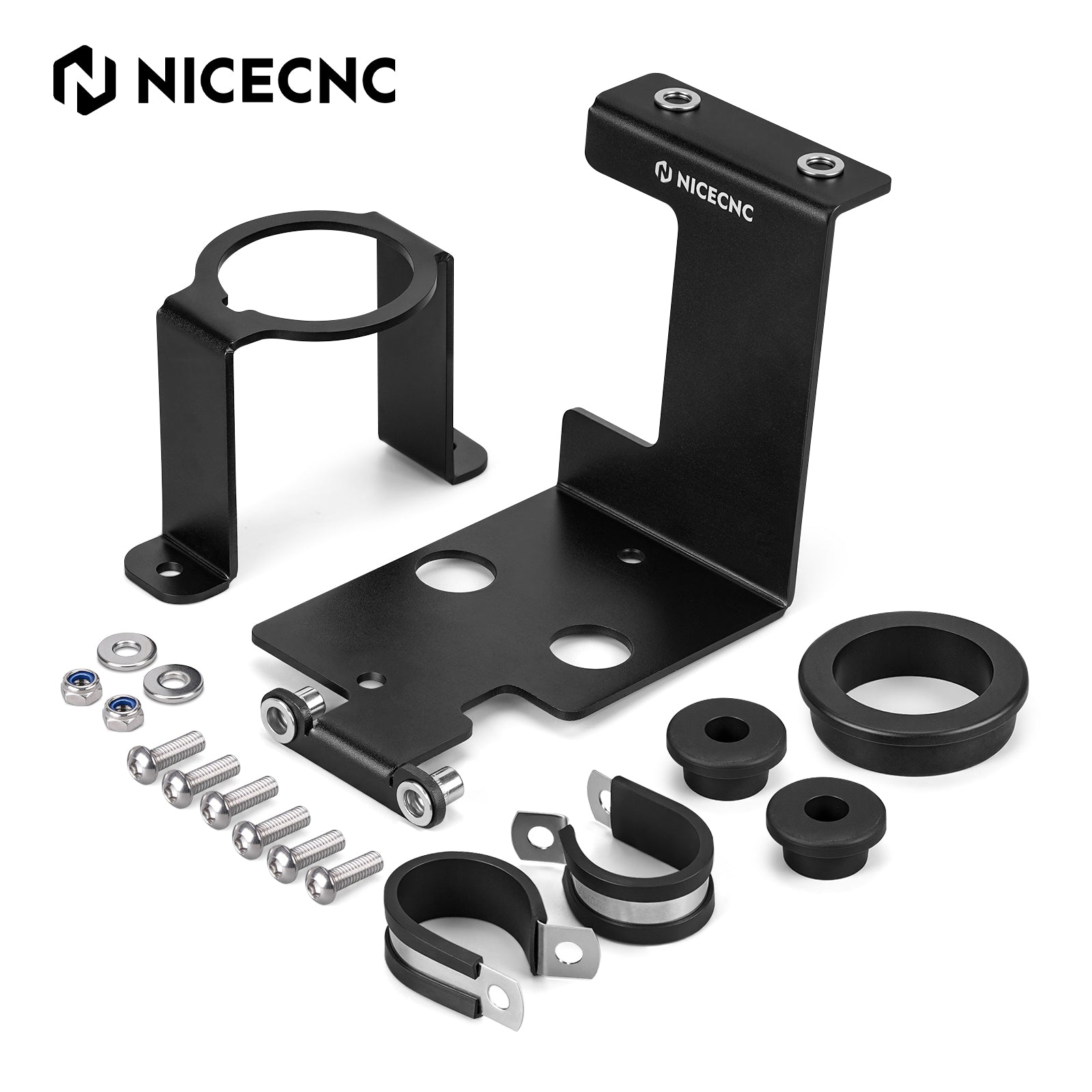 ATV Vorderer Halter zur Verlagerung des Kühlmittelbehälters für Yamaha Banshee 350 1987–2006