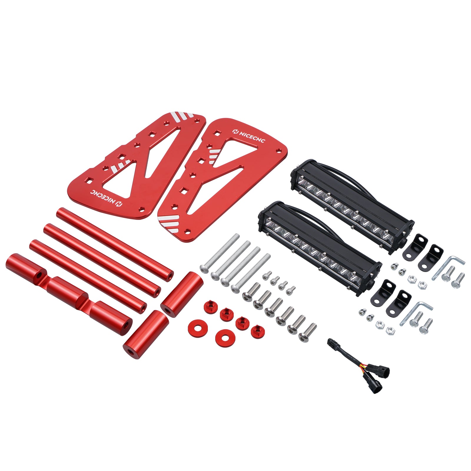 ATV Frontstoßstange Dual Light Bar LED Scheinwerfer Kit für Yamaha YFZ450R