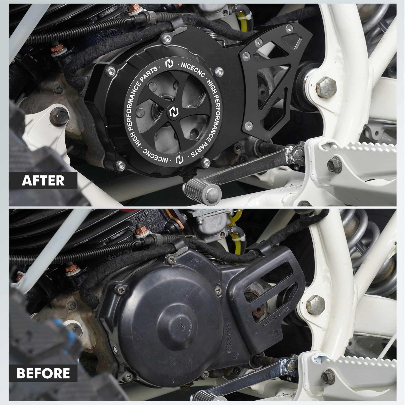 Klare Kurbelgehäuse Motor Stator Schwungrad Abdeckung Für Yamaha Blaster 200
