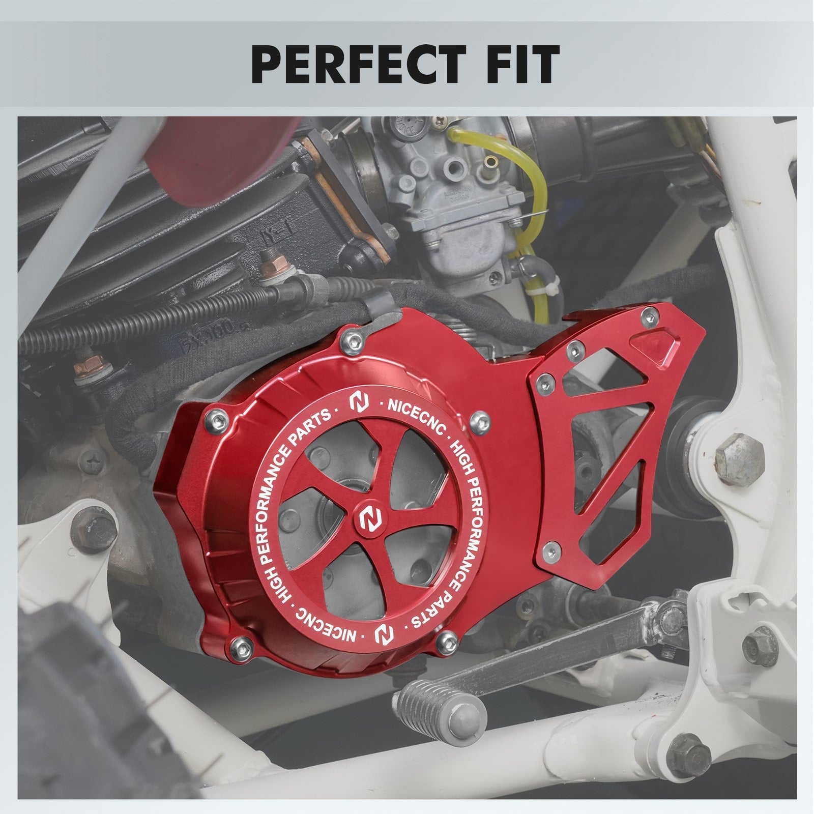 Klare Kurbelgehäuse Motor Stator Schwungrad Abdeckung Für Yamaha Blaster 200