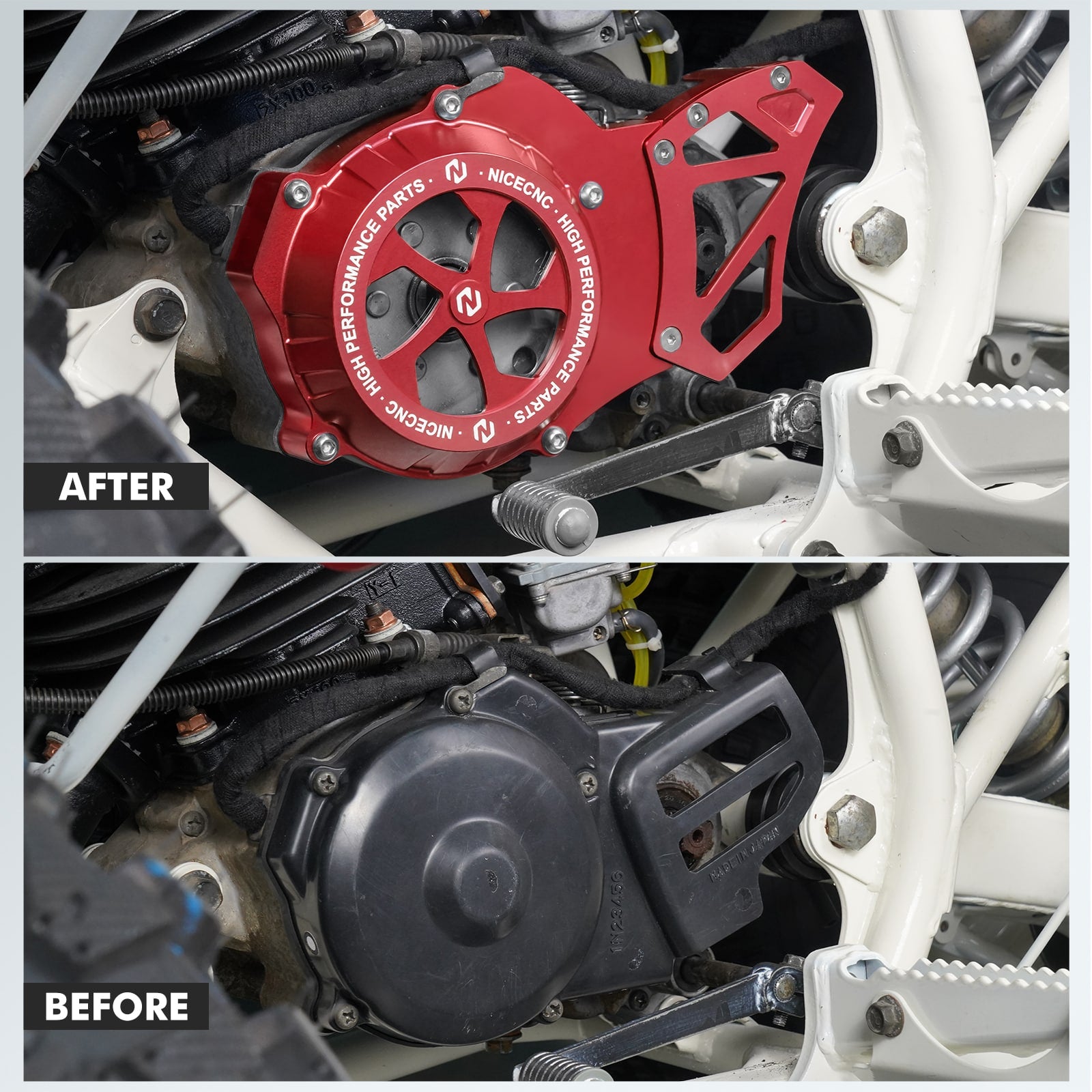 Klare Kurbelgehäuse Motor Stator Schwungrad Abdeckung Für Yamaha Blaster 200