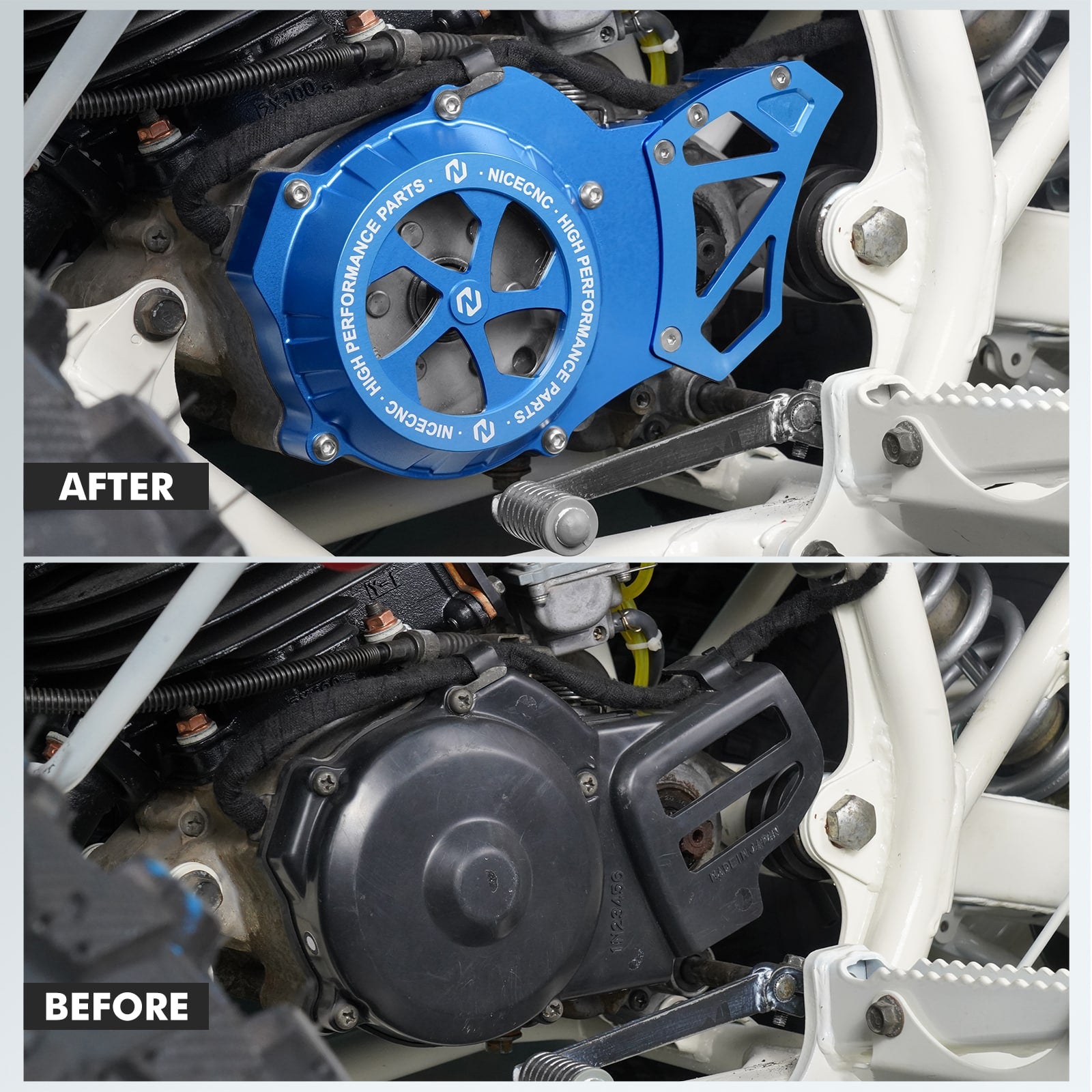 Klare Kurbelgehäuse Motor Stator Schwungrad Abdeckung Für Yamaha Blaster 200