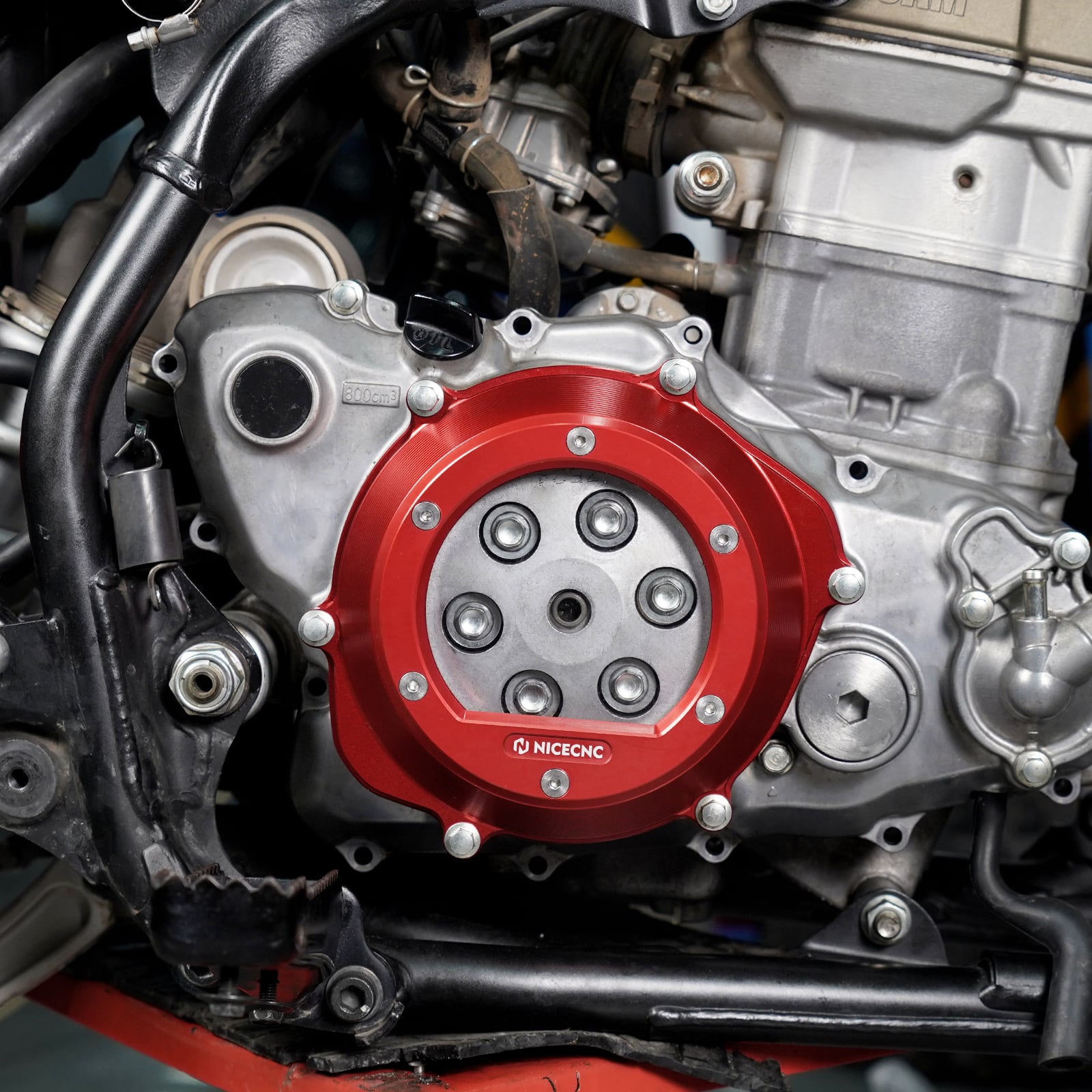ATV Transparenter Motor-Kupplungsdeckel für Honda TRX450R TRX450ER