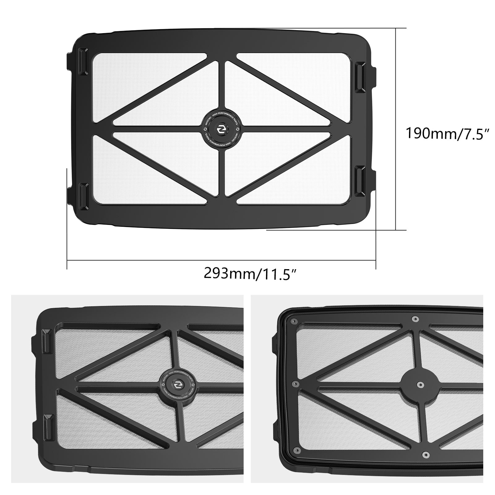 High-Flow Airbox Deckel Abdeckung Luftfilter Gehäuse Fall Abdeckung Für Honda TRX450R TRX450ER